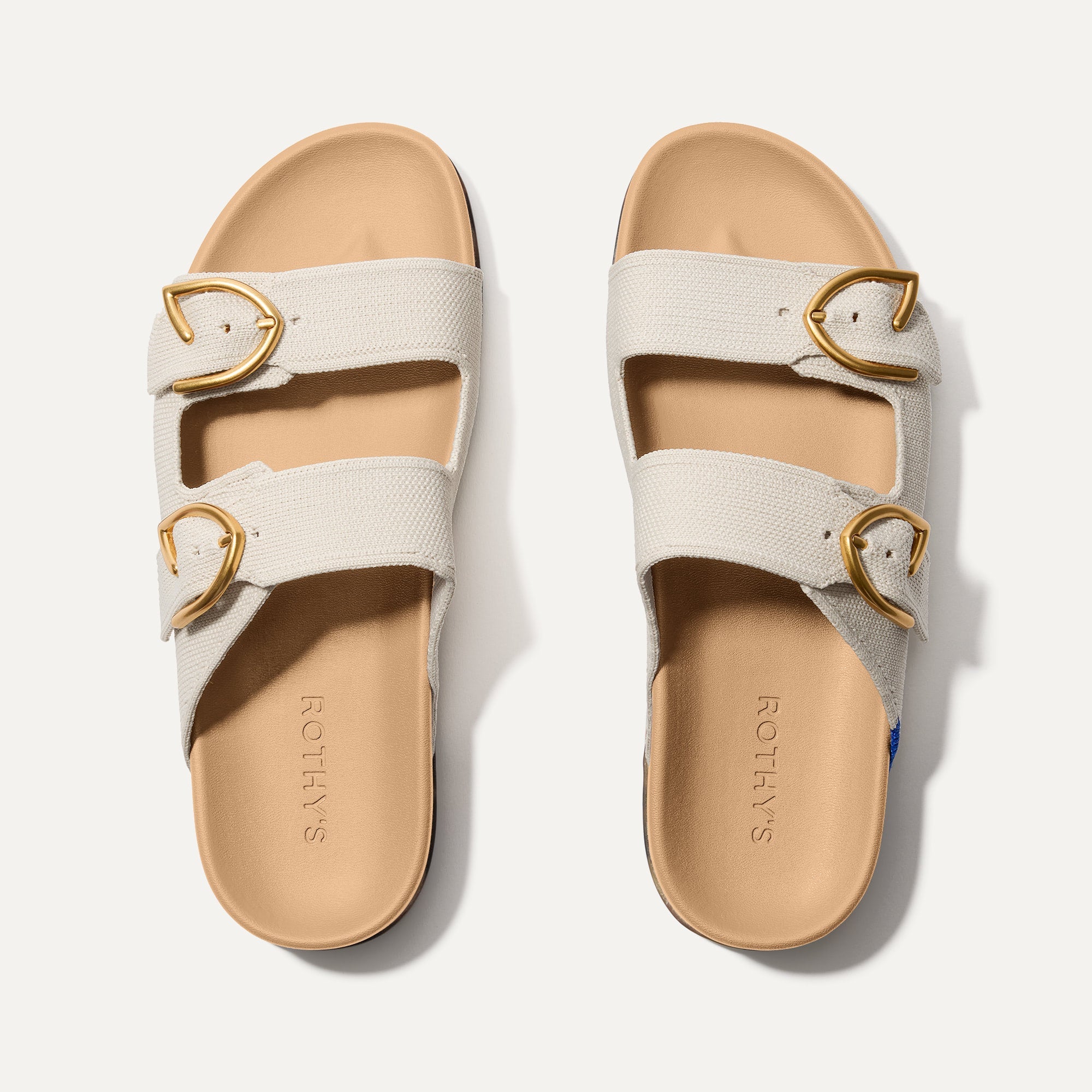 Rothy's Buckle Slide sandali Black con fibbia