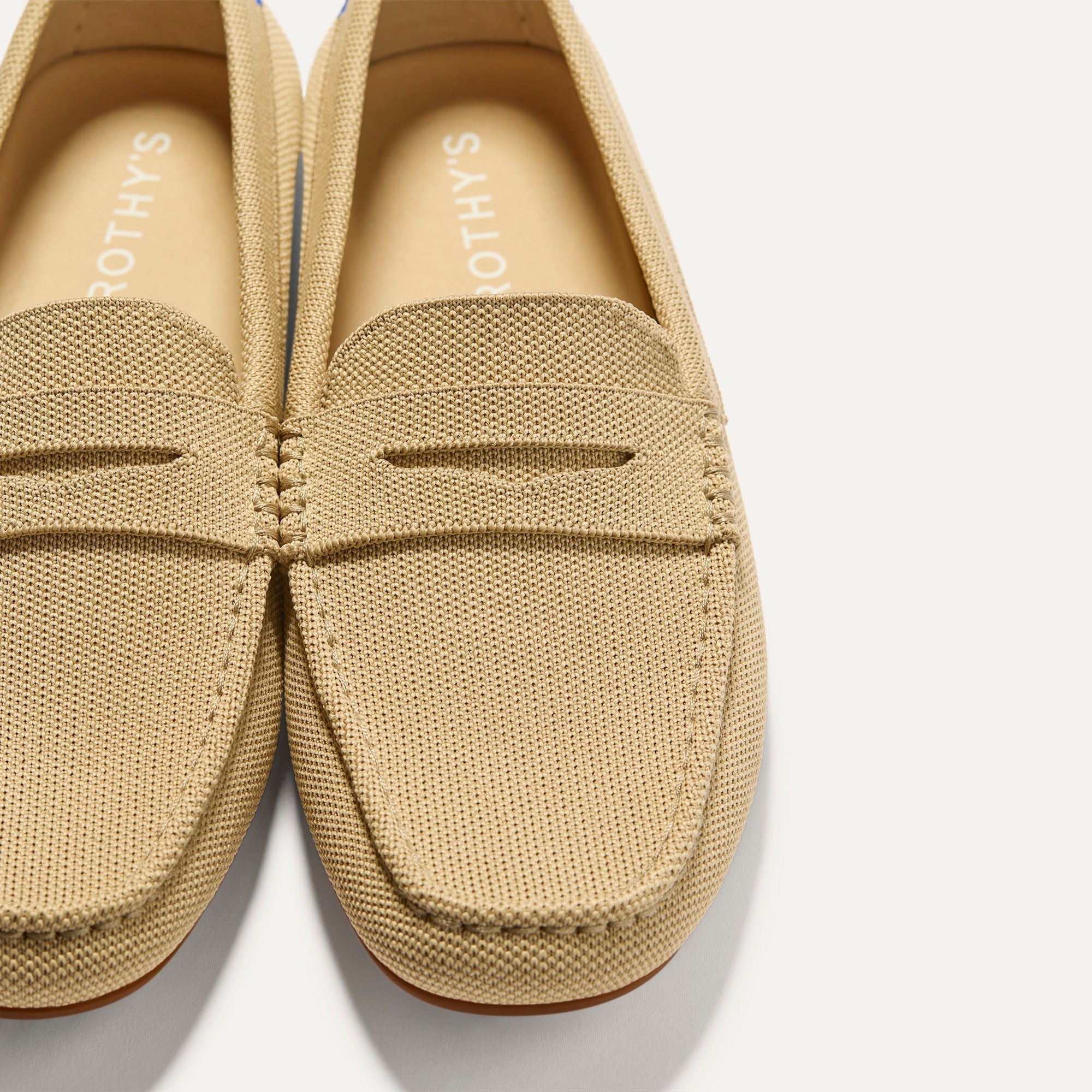 Rothy's The Men's Driver mocassino uomo Shore beige knit