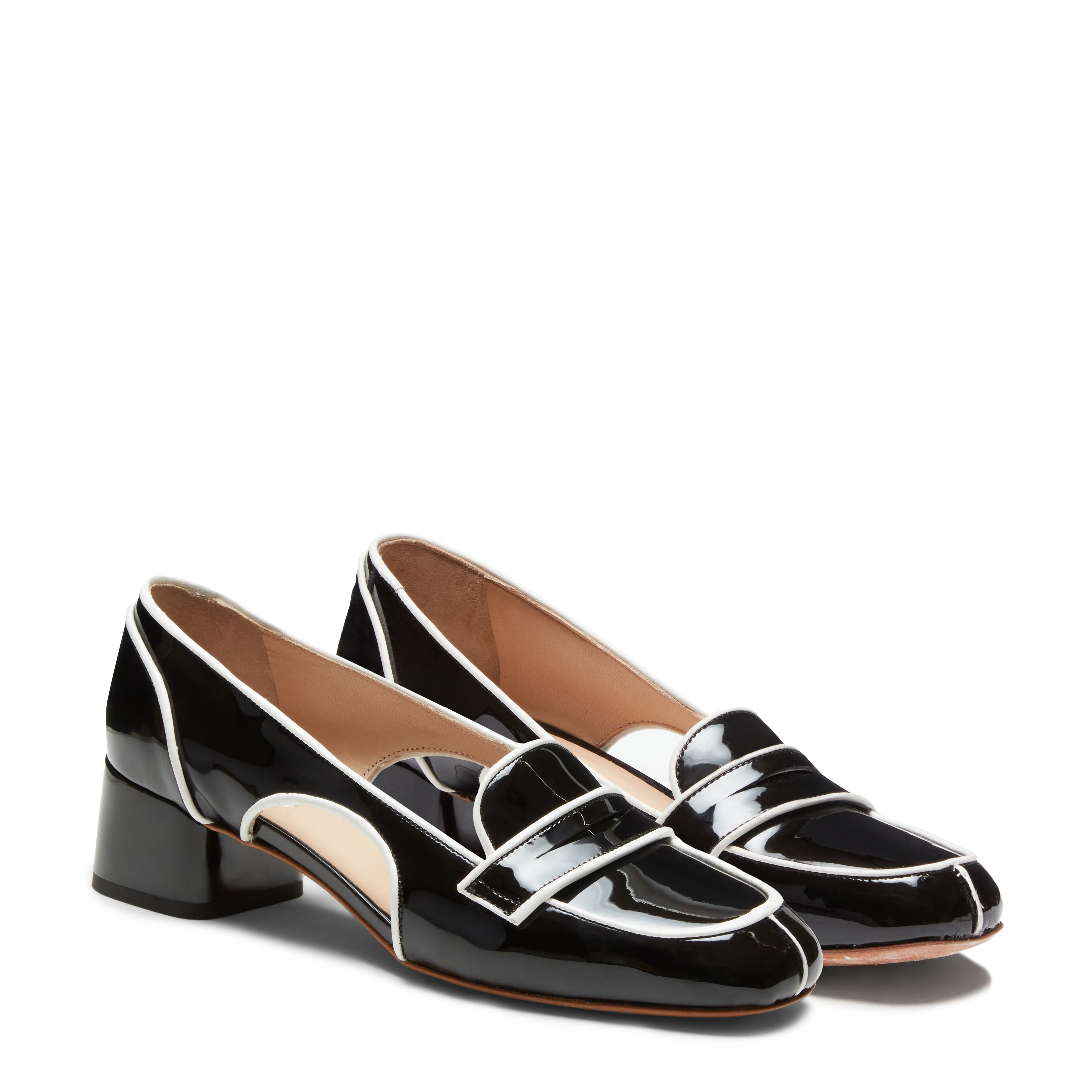 F.lli Rossetti Mocassino Pelle Nero Tacco 40mm 64405