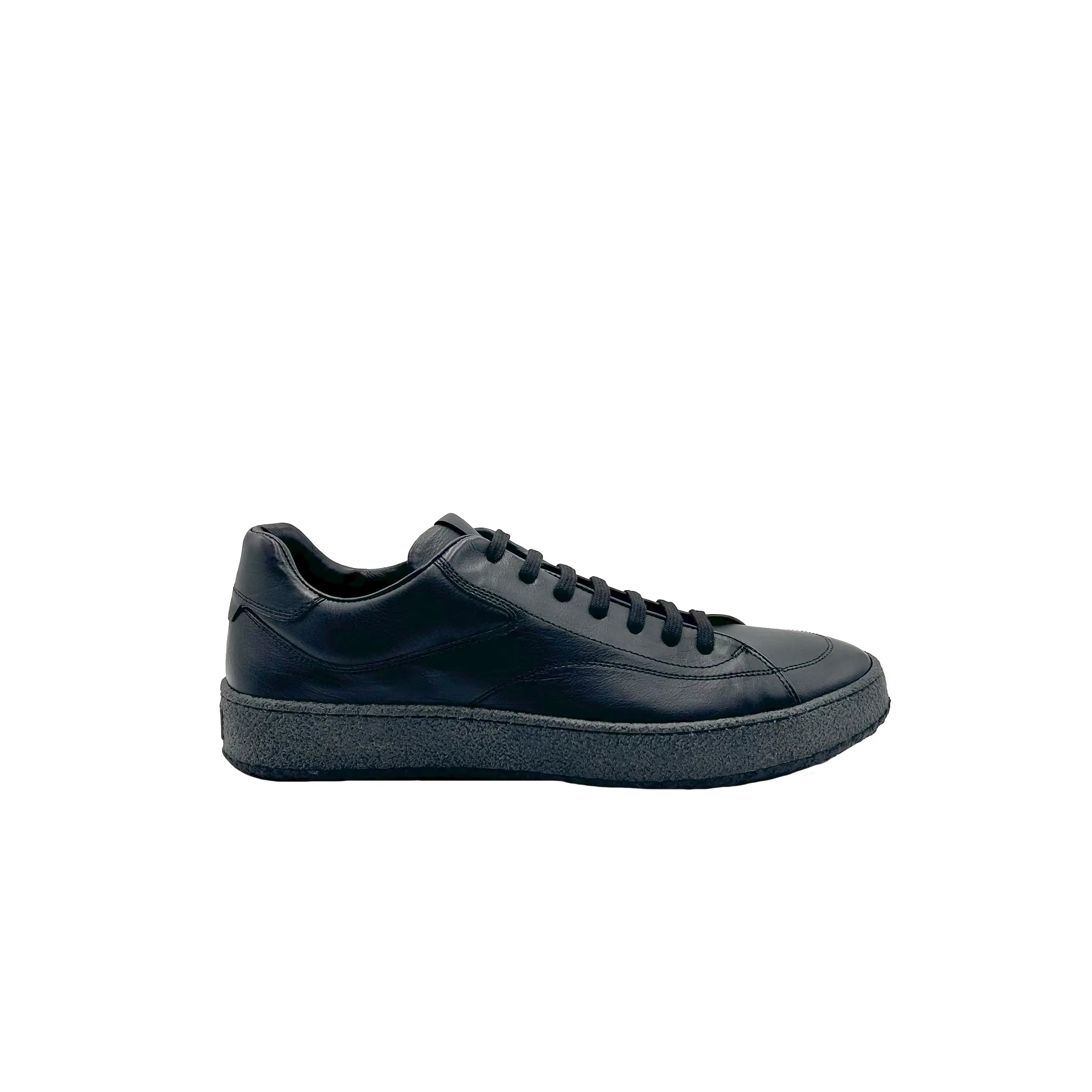 Sandro Barbera Stringate Biolla Betulla sneaker nero pelle EU 44