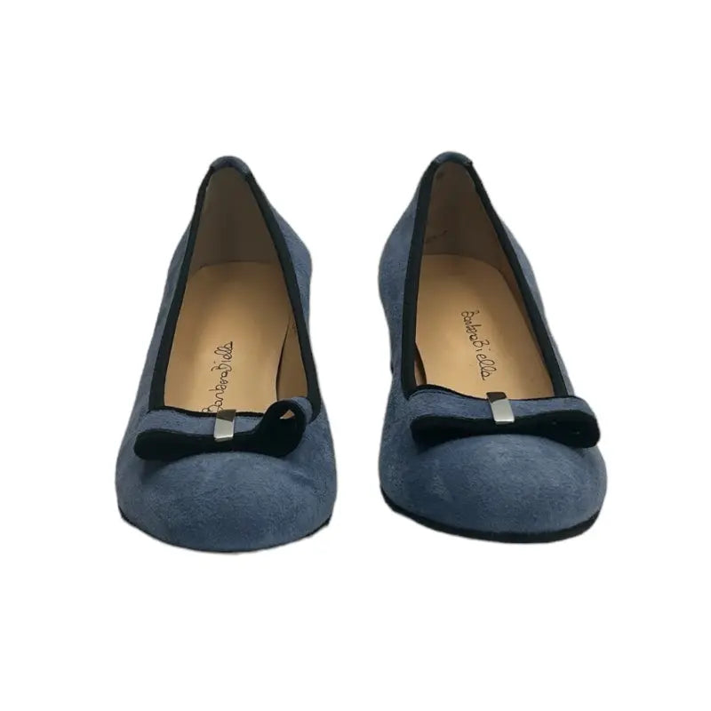 Sandro Barbera Stringate Donna 441 décolleté denim camoscio