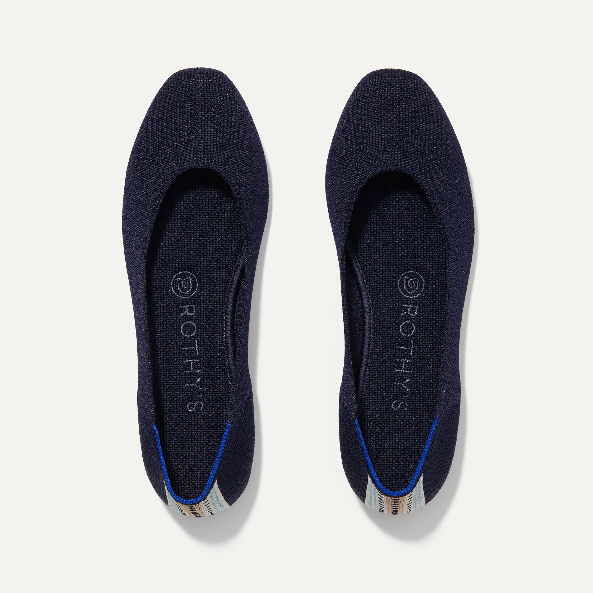 Rothy's Flats The Square ballerine nero punta quadrata comode