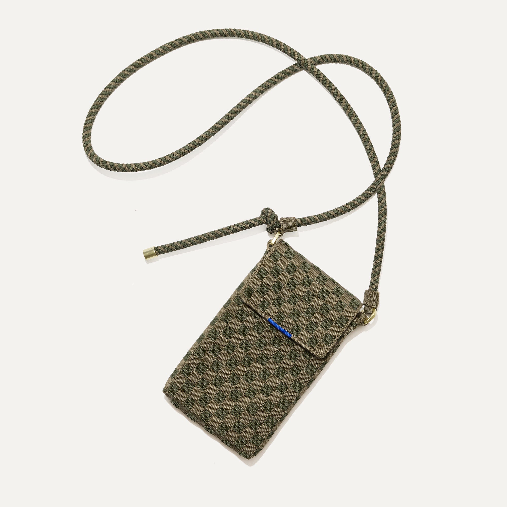 Rothy's The Phone Crossbody tracolla Brown Crochet
