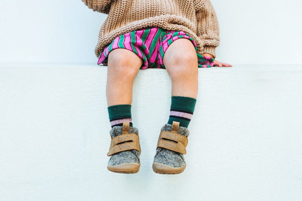 Wildling Shoes Ullig Sten scarpa bassa lana bimbo termica