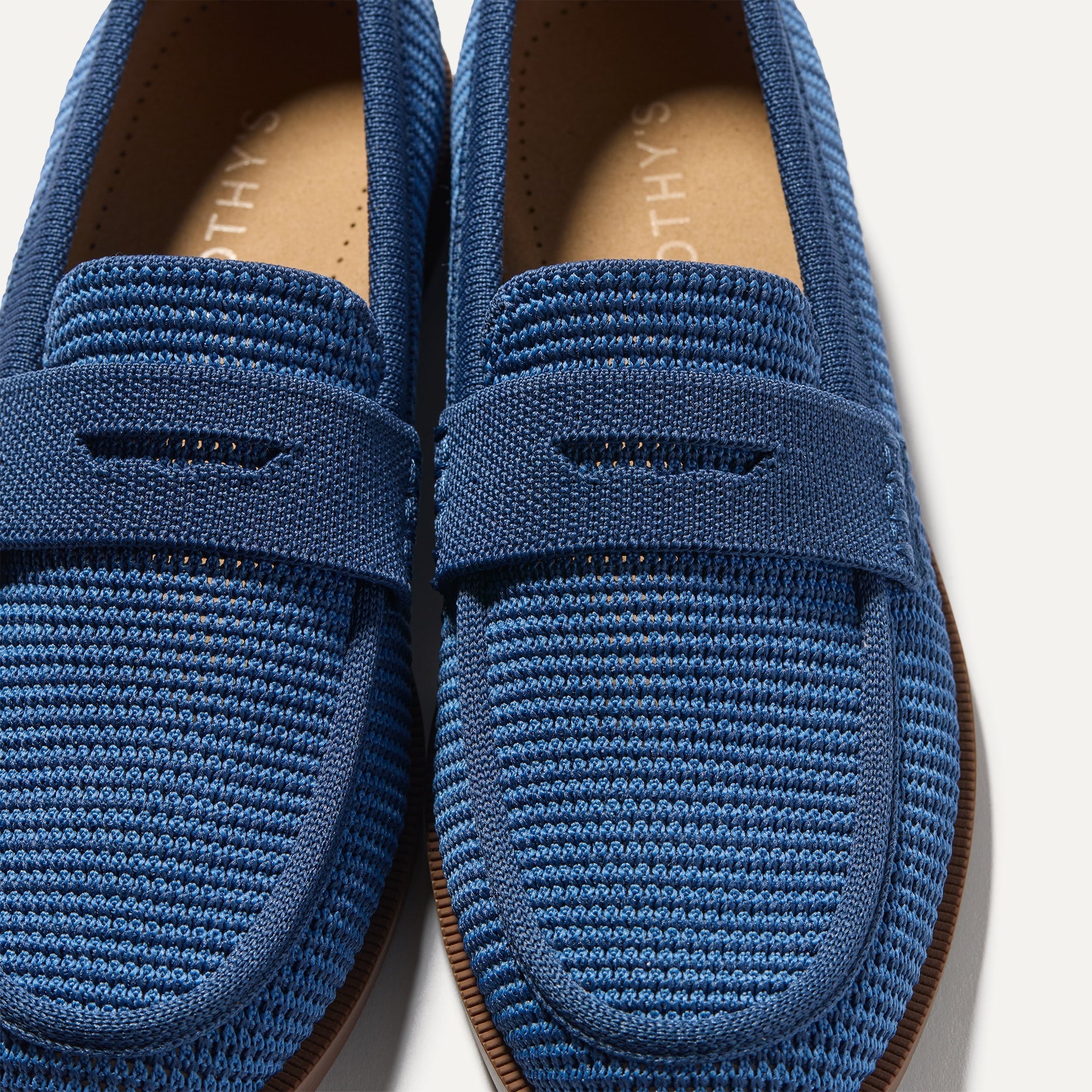 Rothy's The Penny Loafer mocassini donna Blue rafia blu scuro