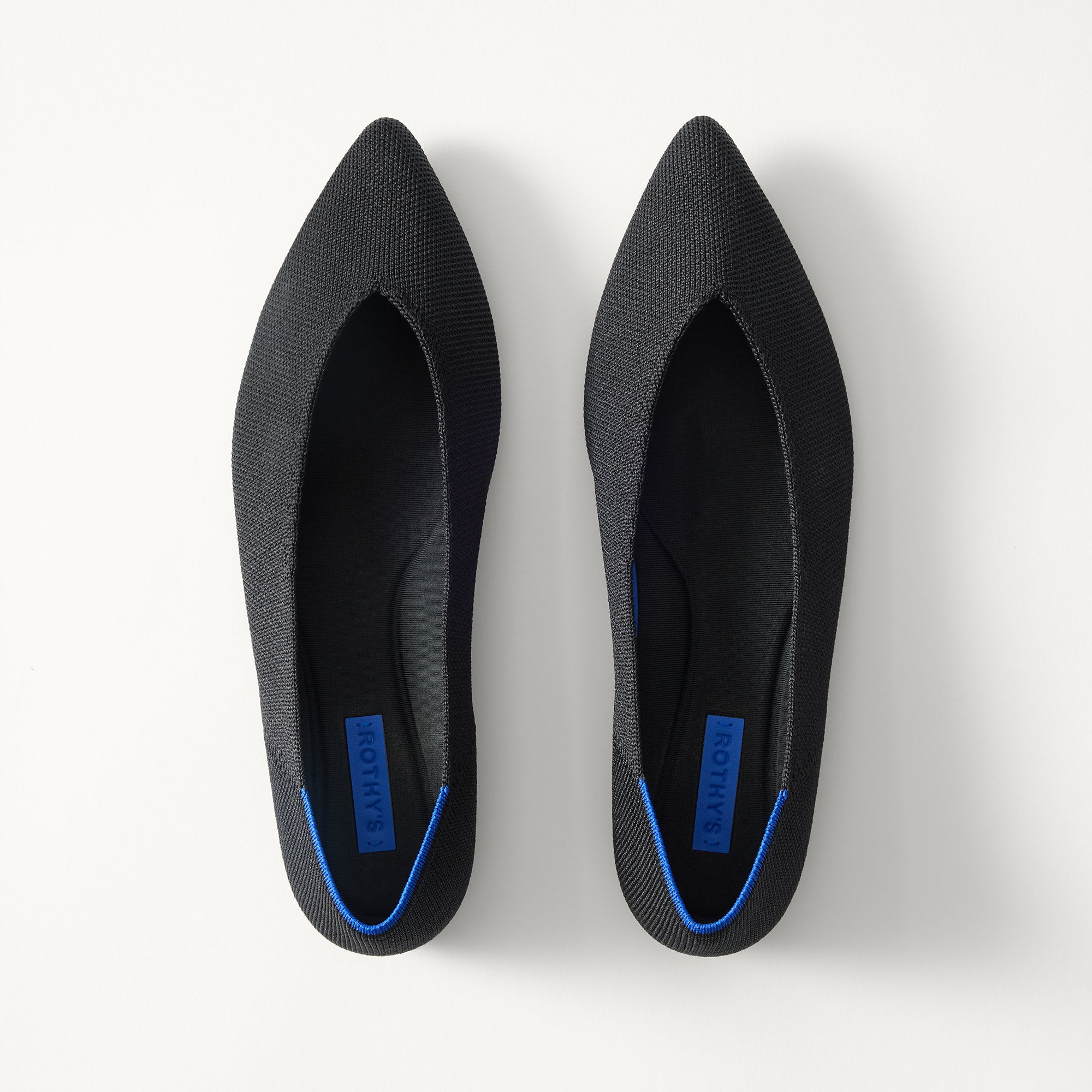 Rothy's The Point III ballerine nere Black punta a spillo