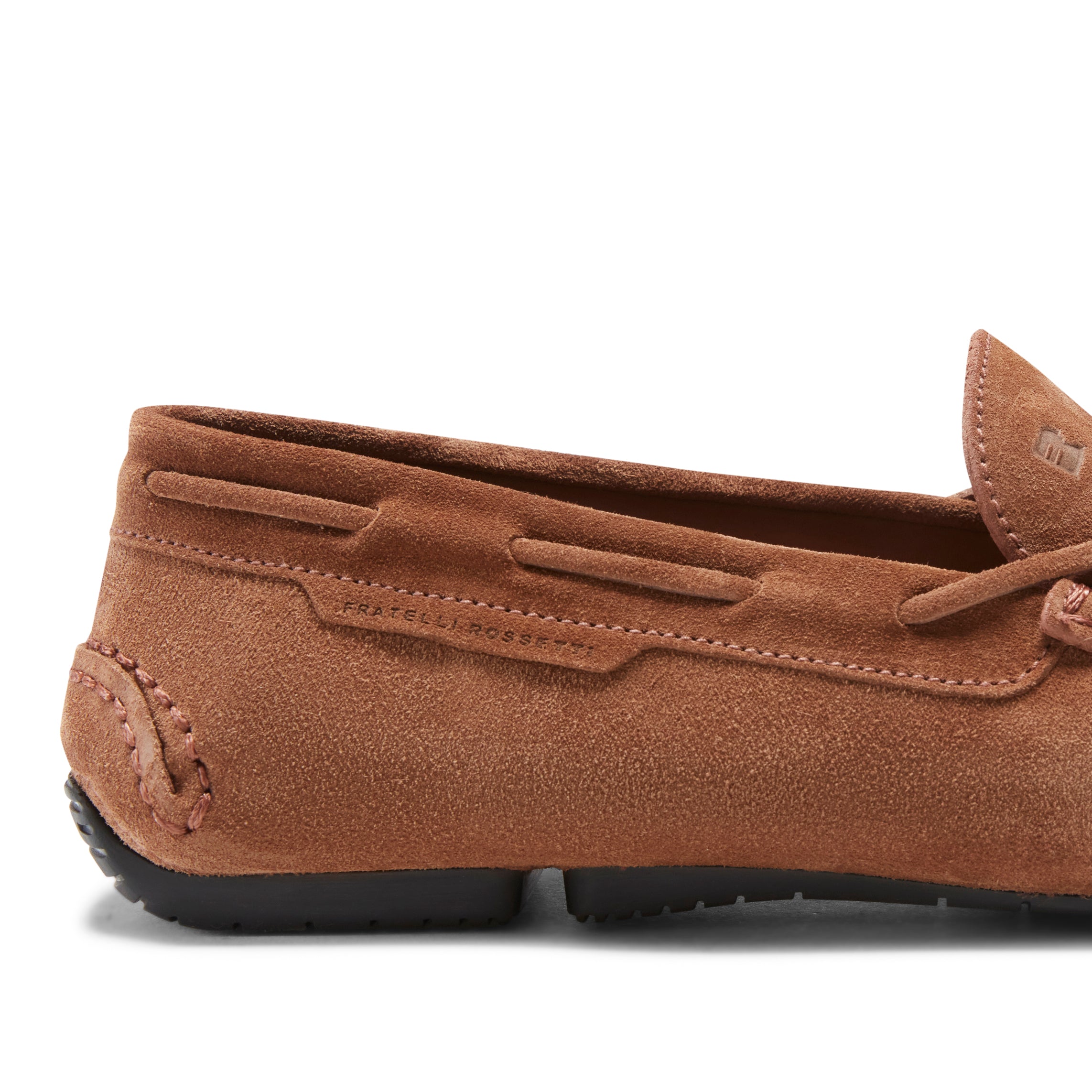 F.lli Rossetti Driver mocassino suede cognac uomo
