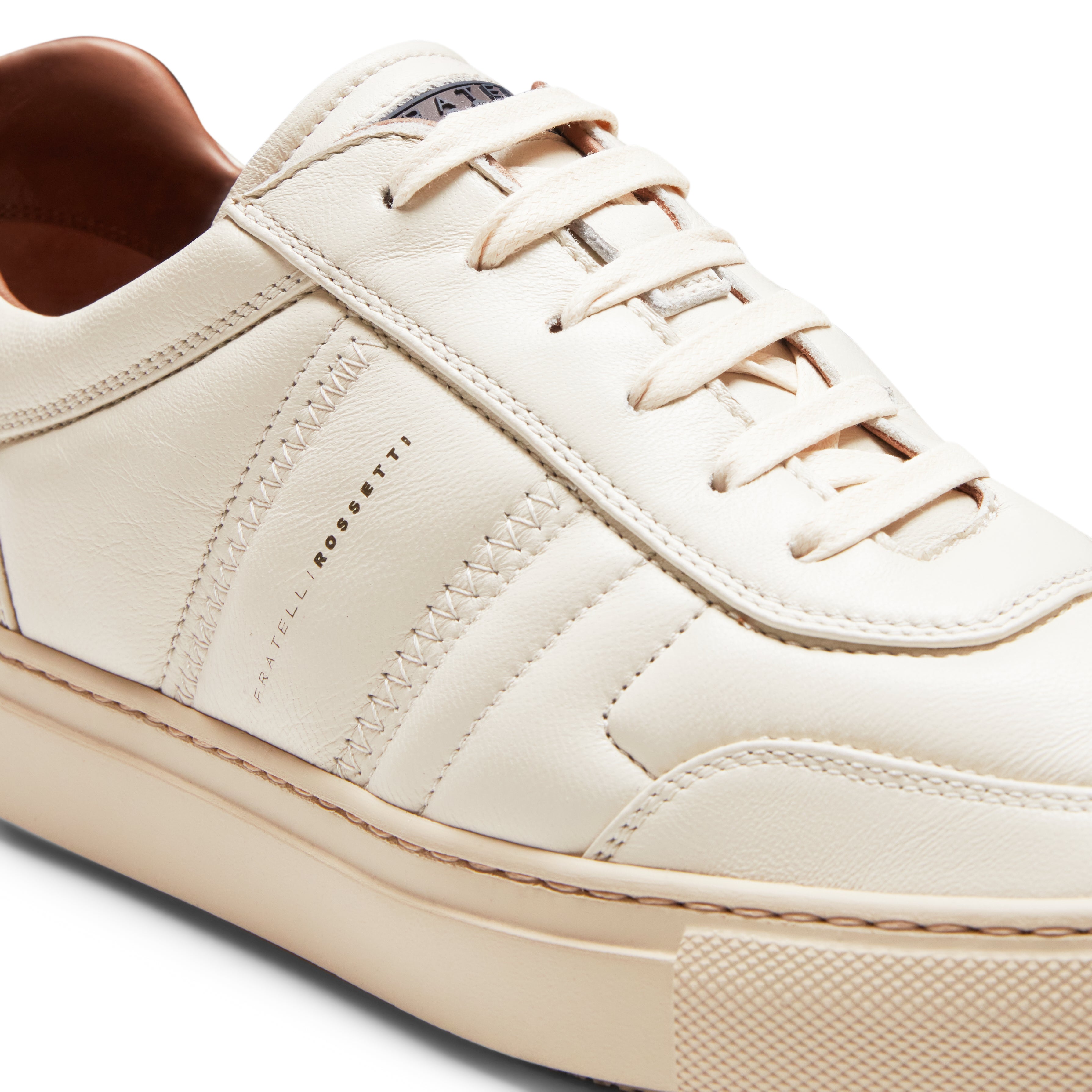 F.lli Rossetti One 47372 sneaker pelle uomo latte