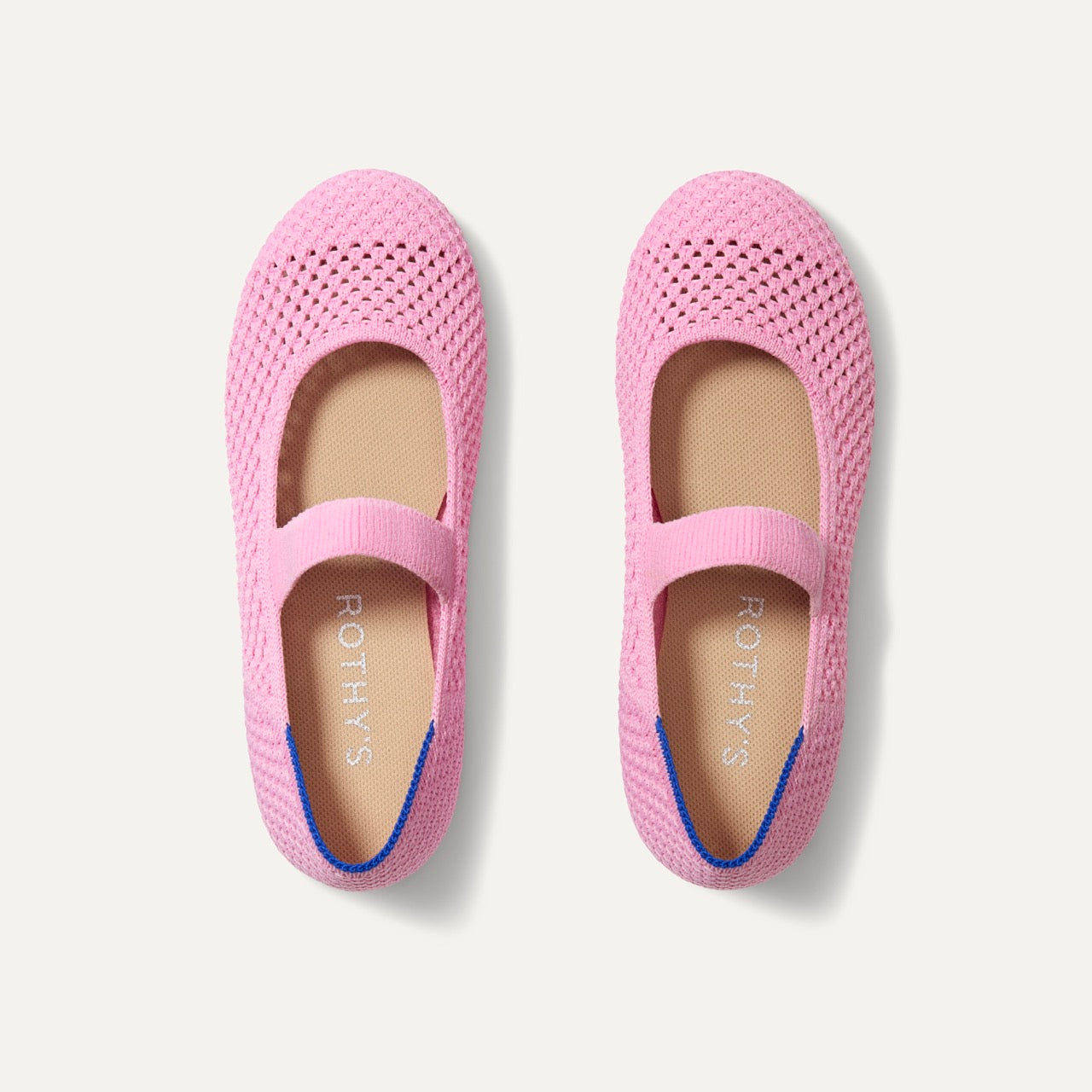 Rothy's The Kids Mary Jane scarpe bambina Tutu Open-Knit rosa