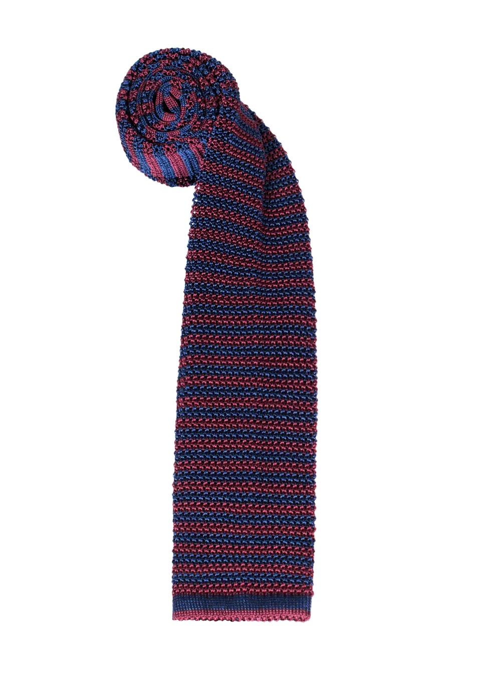 Stefano Bemer SV5005 Cravatta Seta Bordeaux Blu Righe