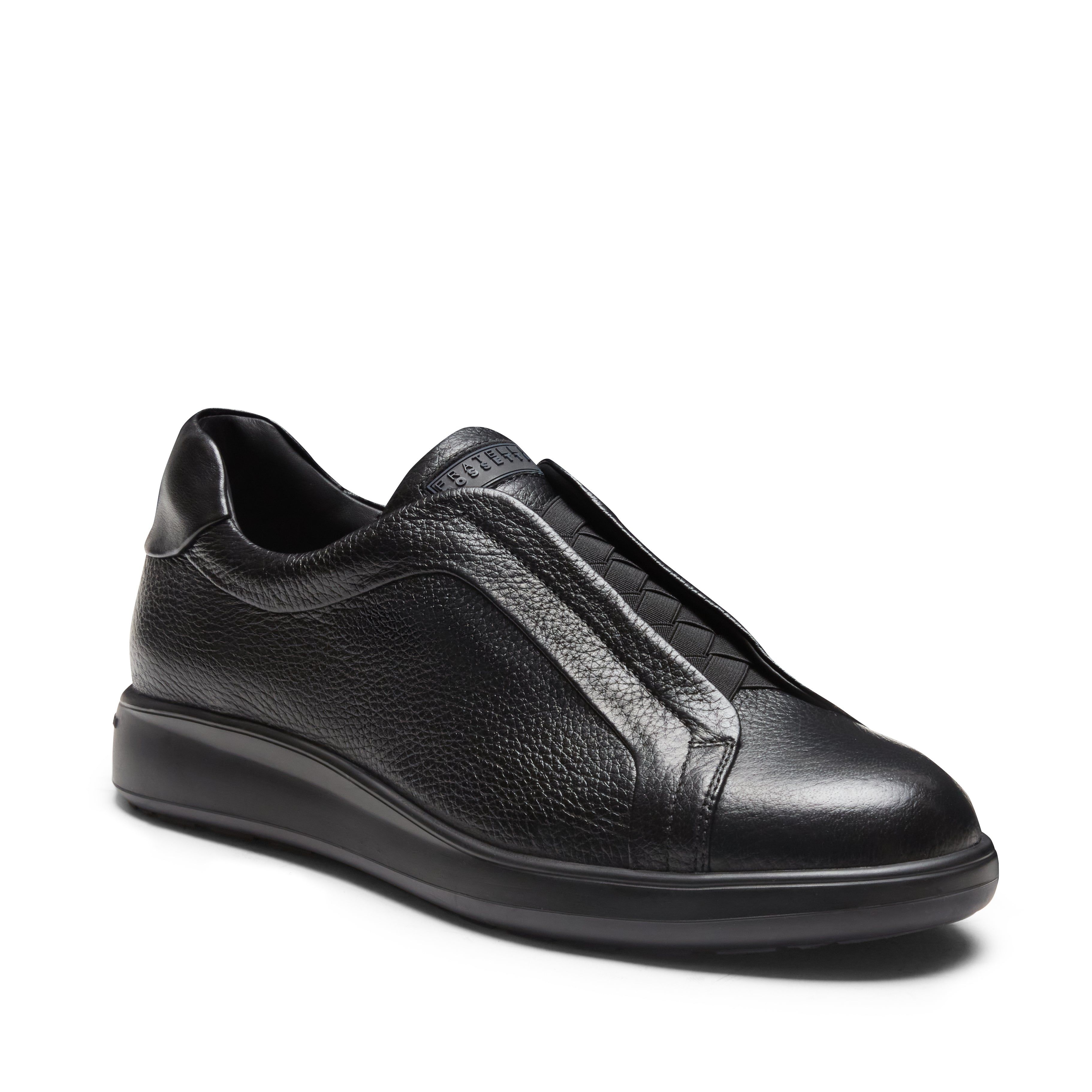 F.lli Rossetti 46839 Sneaker Pelle Nera Elastici Uomo