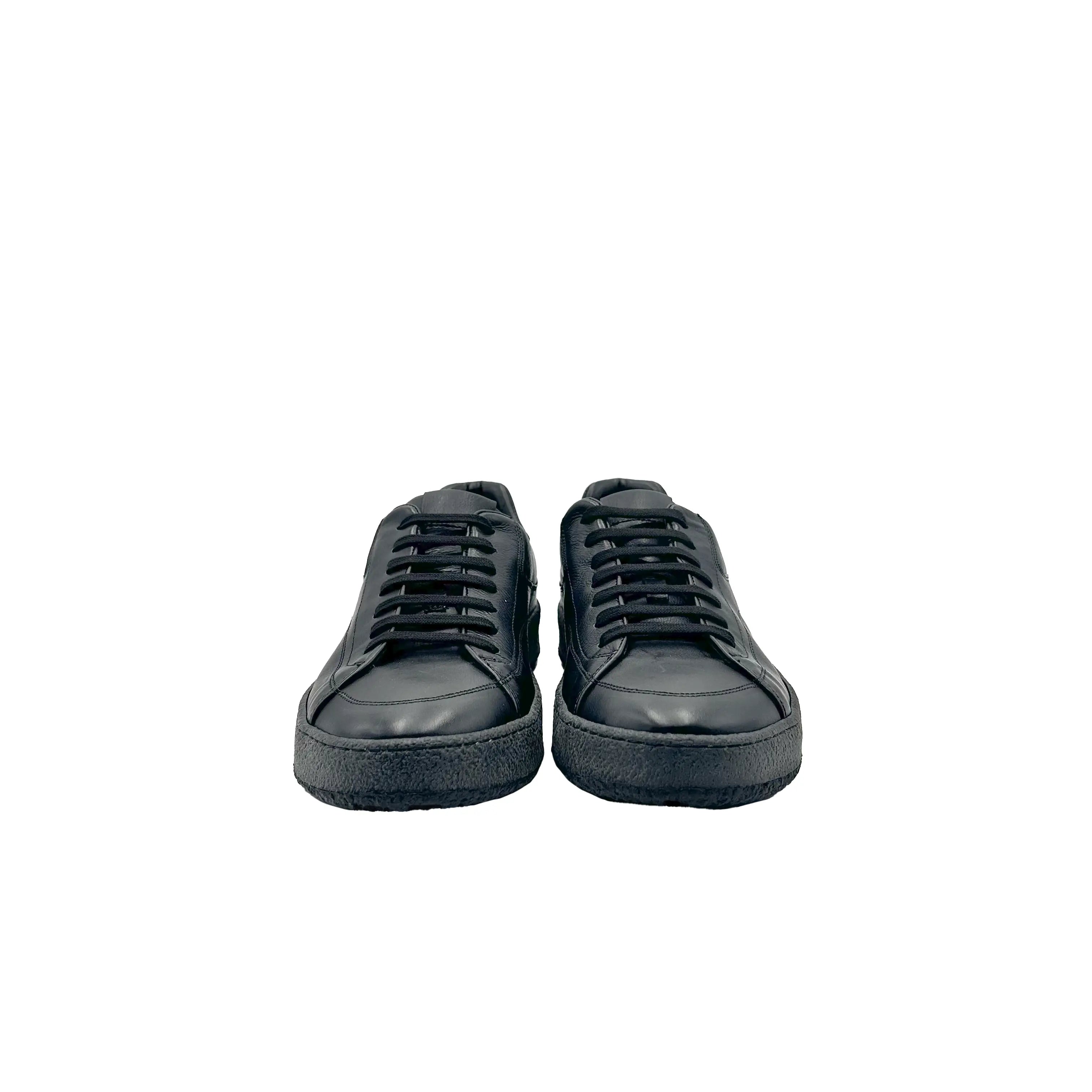 Sandro Barbera Stringate Biolla Betulla sneaker nero pelle EU 44