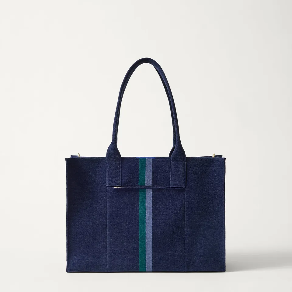 Rothy's Classic Tote tote bag ReVelvet Peacock blu verde