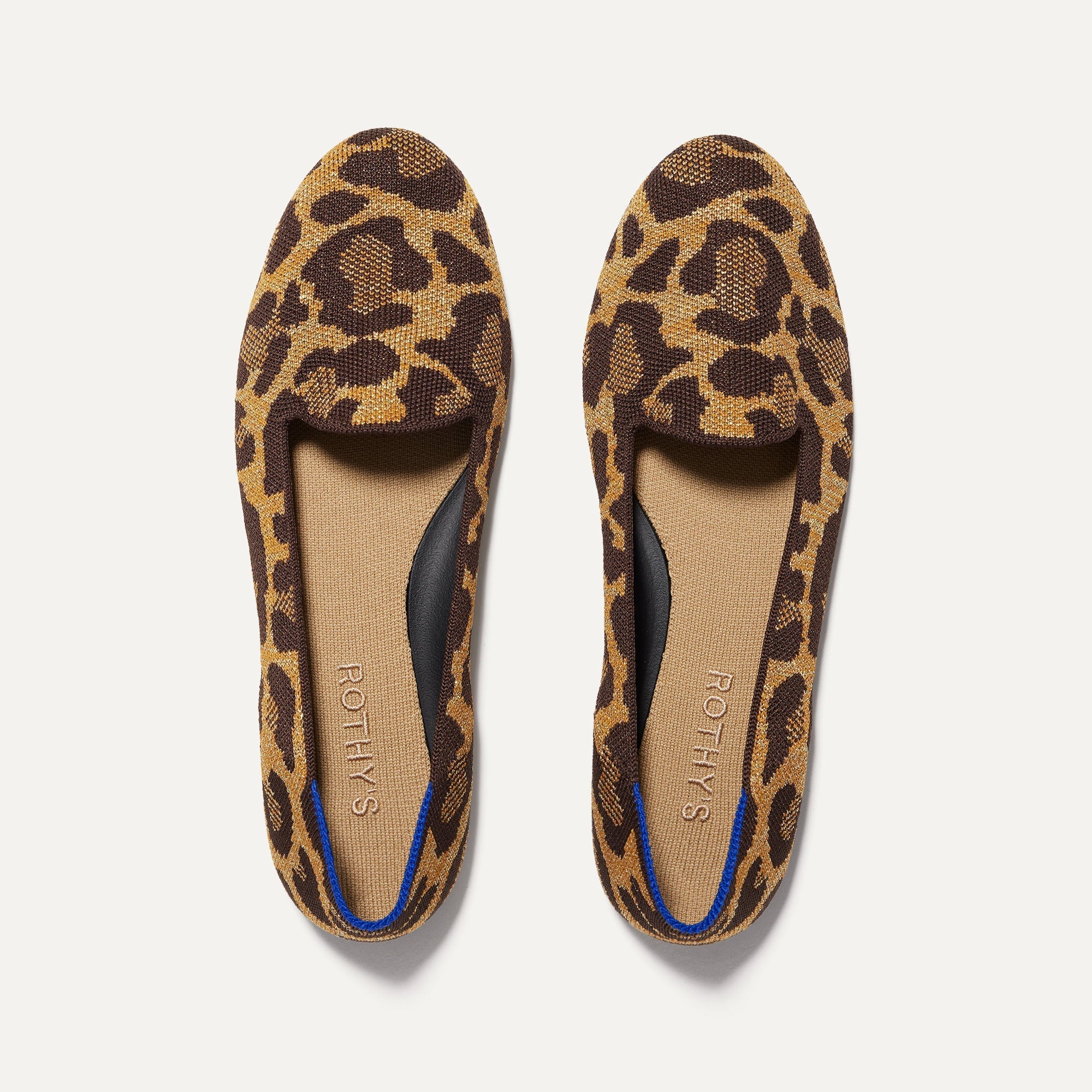 Rothy's Lounge Loafer Mocassini Metallic Cat Donna