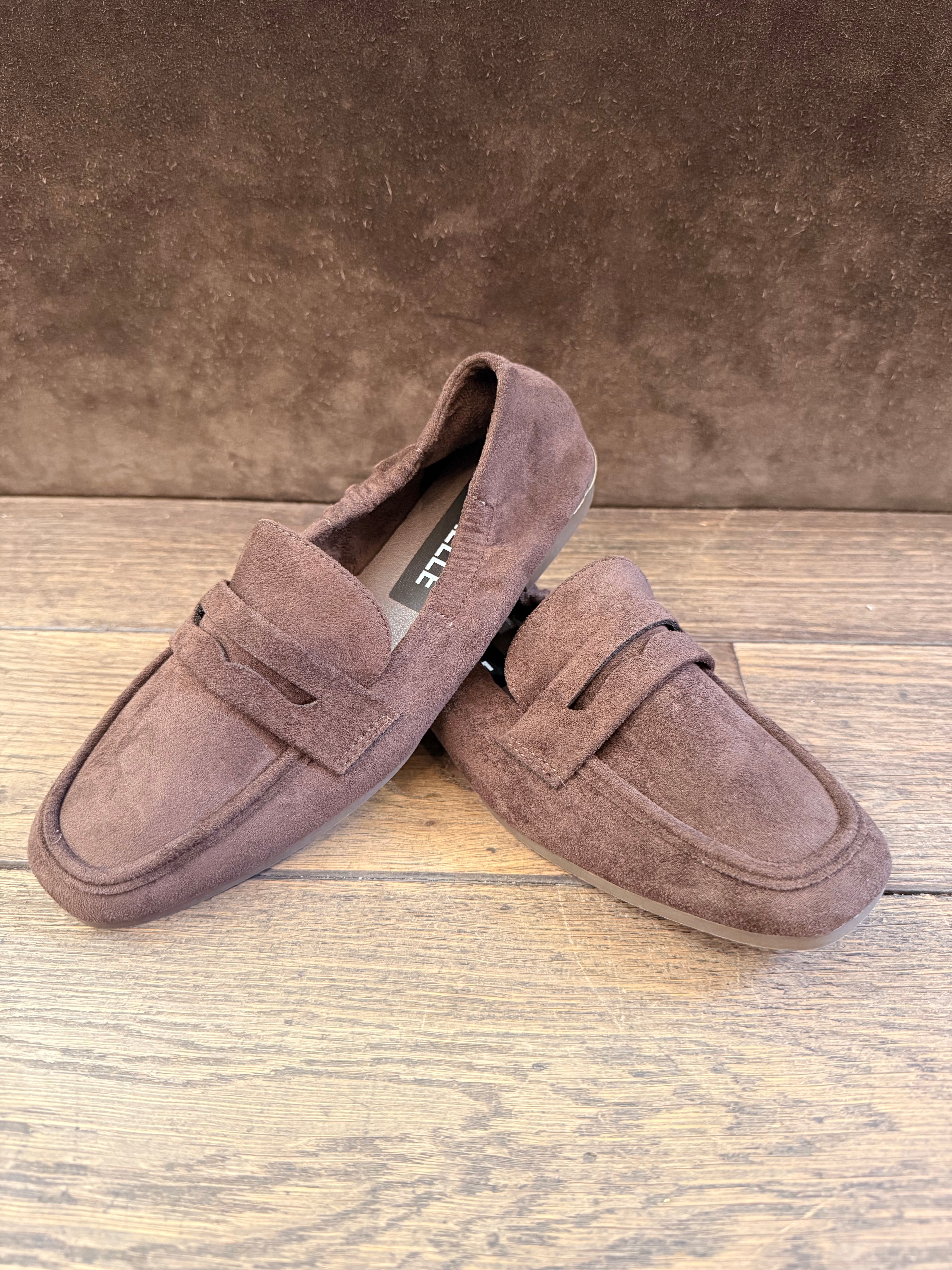 Linea Elle Mocassino Brown Alcantara donna 38