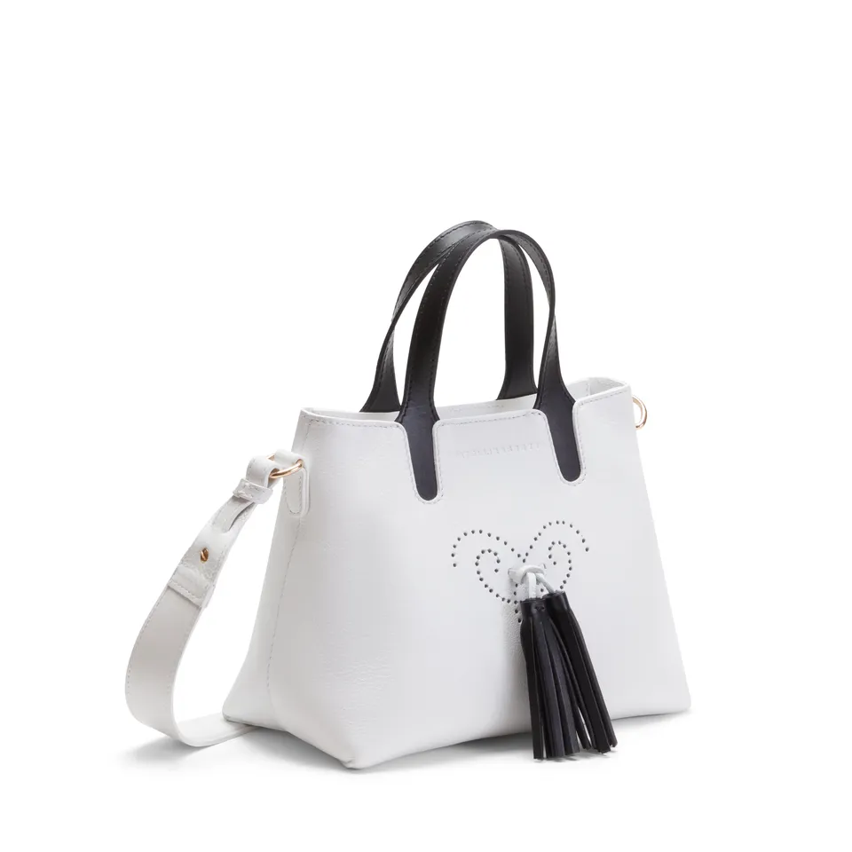 F.lli Rossetti Hobo borsa donna pelle bianco tracolla