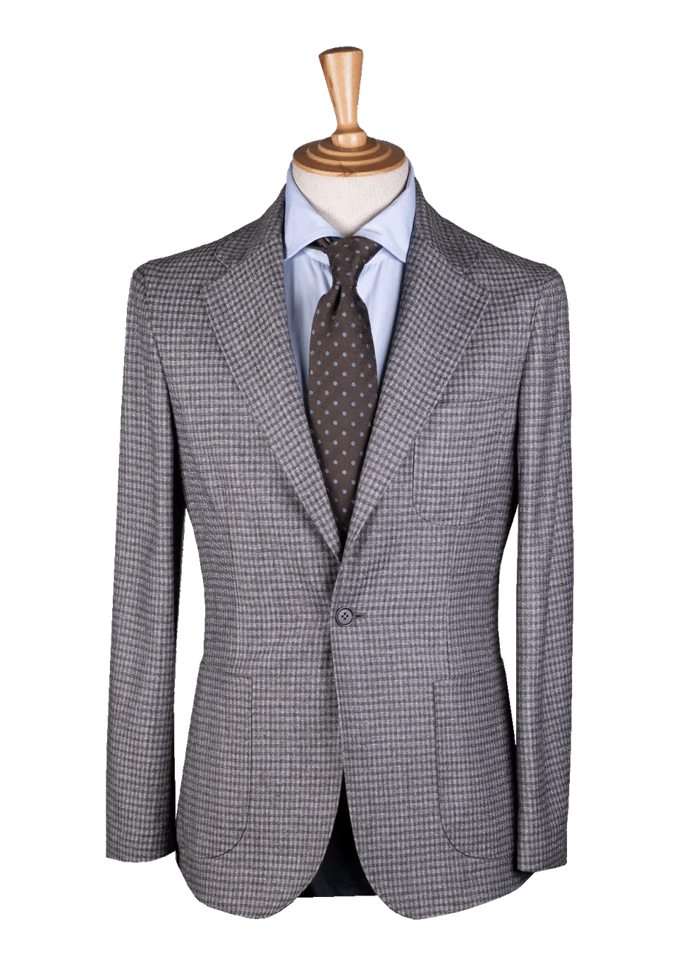 Stefano Bemer Blazers SV4501 giacca overshirt taupe quadri