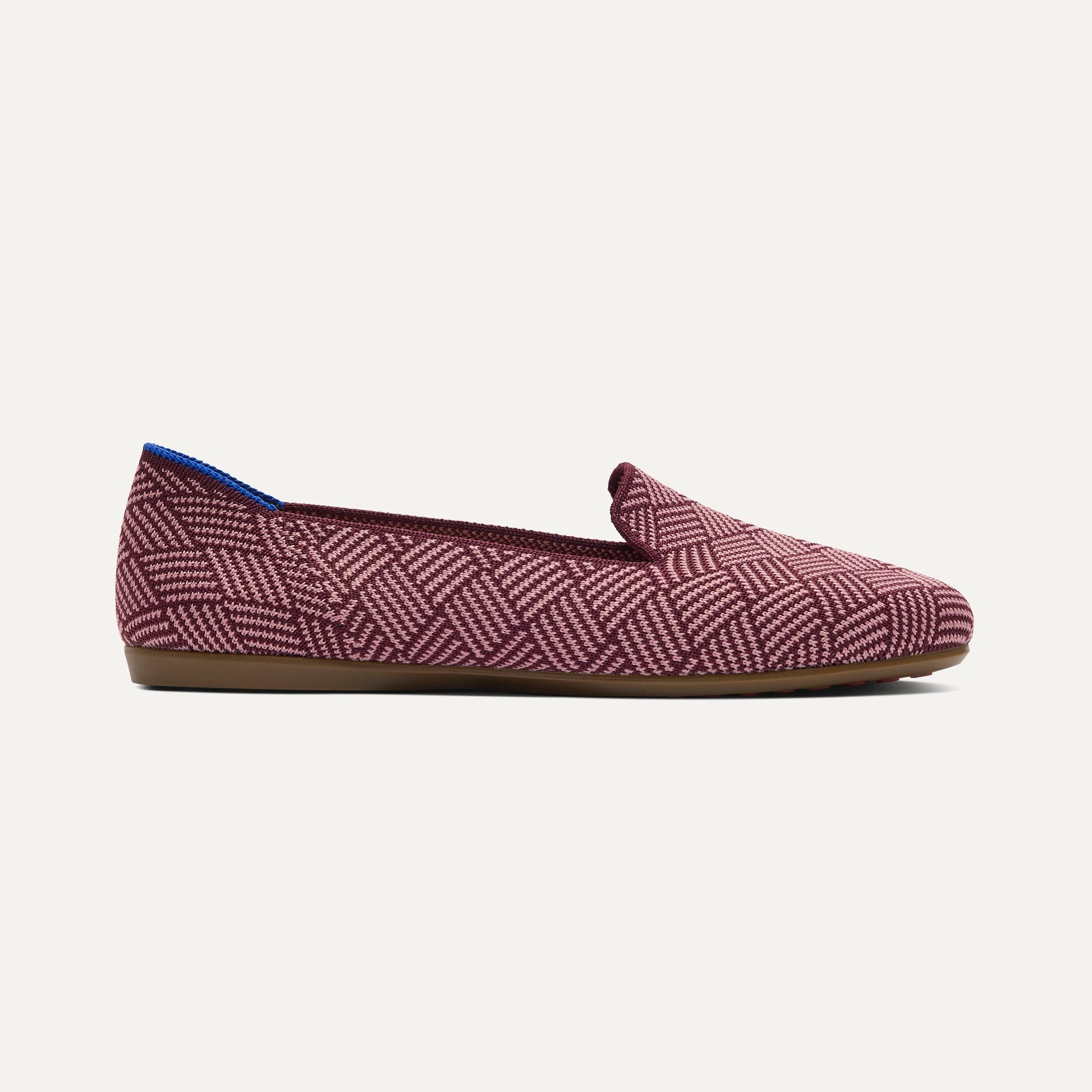 Rothy's The Daily Loafer mocassini donna Fig Zig Zag rosa