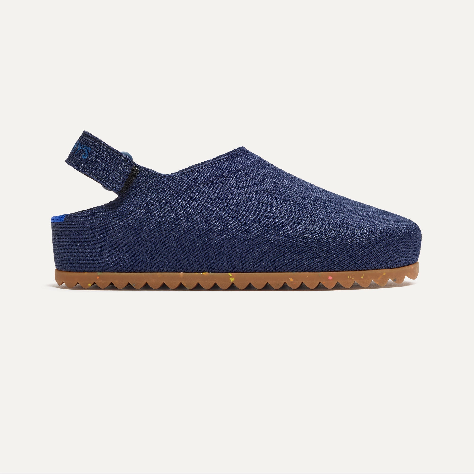 Rothy's The Kids Clog zoccoli bambino Deep Navy blu velcro
