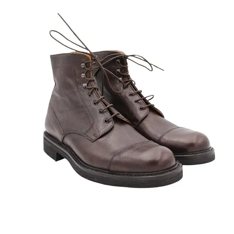 Sandro Barbera 629 Testa di Moro chelsea boots uomo pelle
