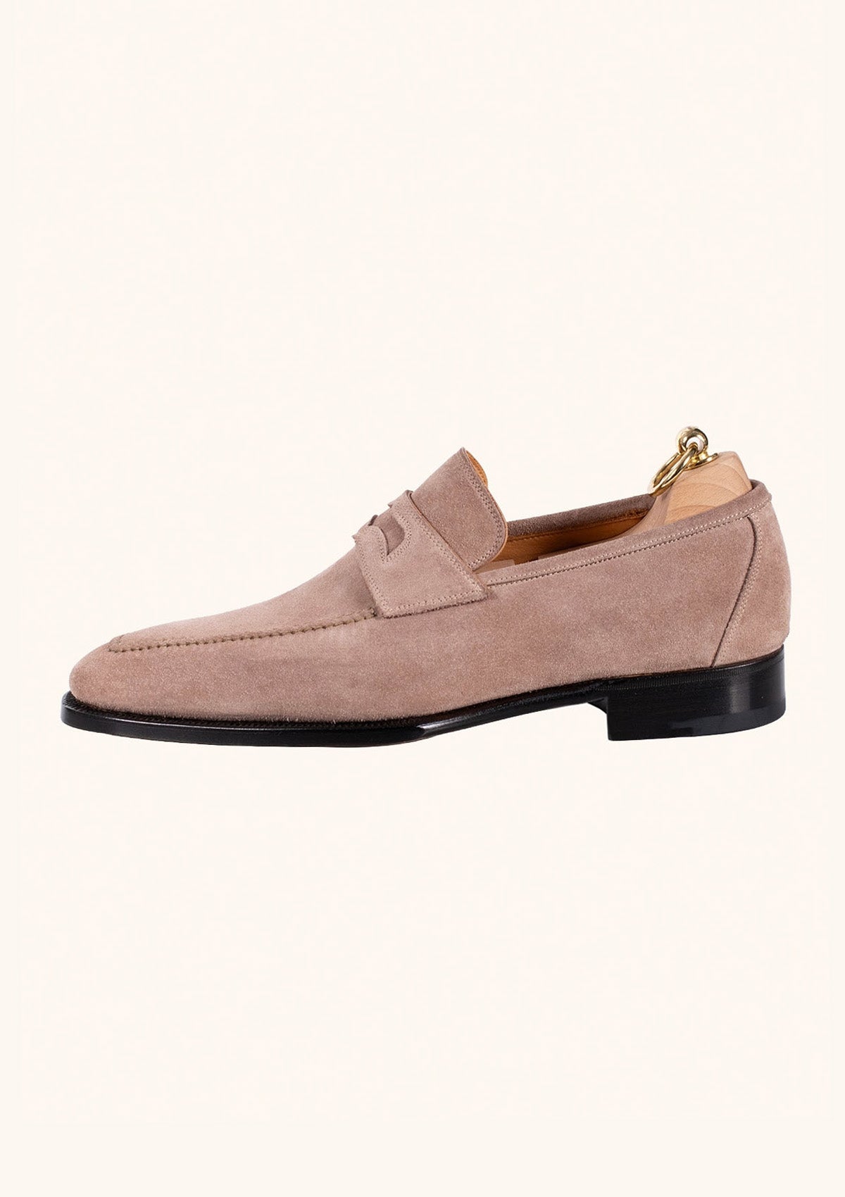 Stefano Bemer Loafers C1340 Mocassini camoscio beige