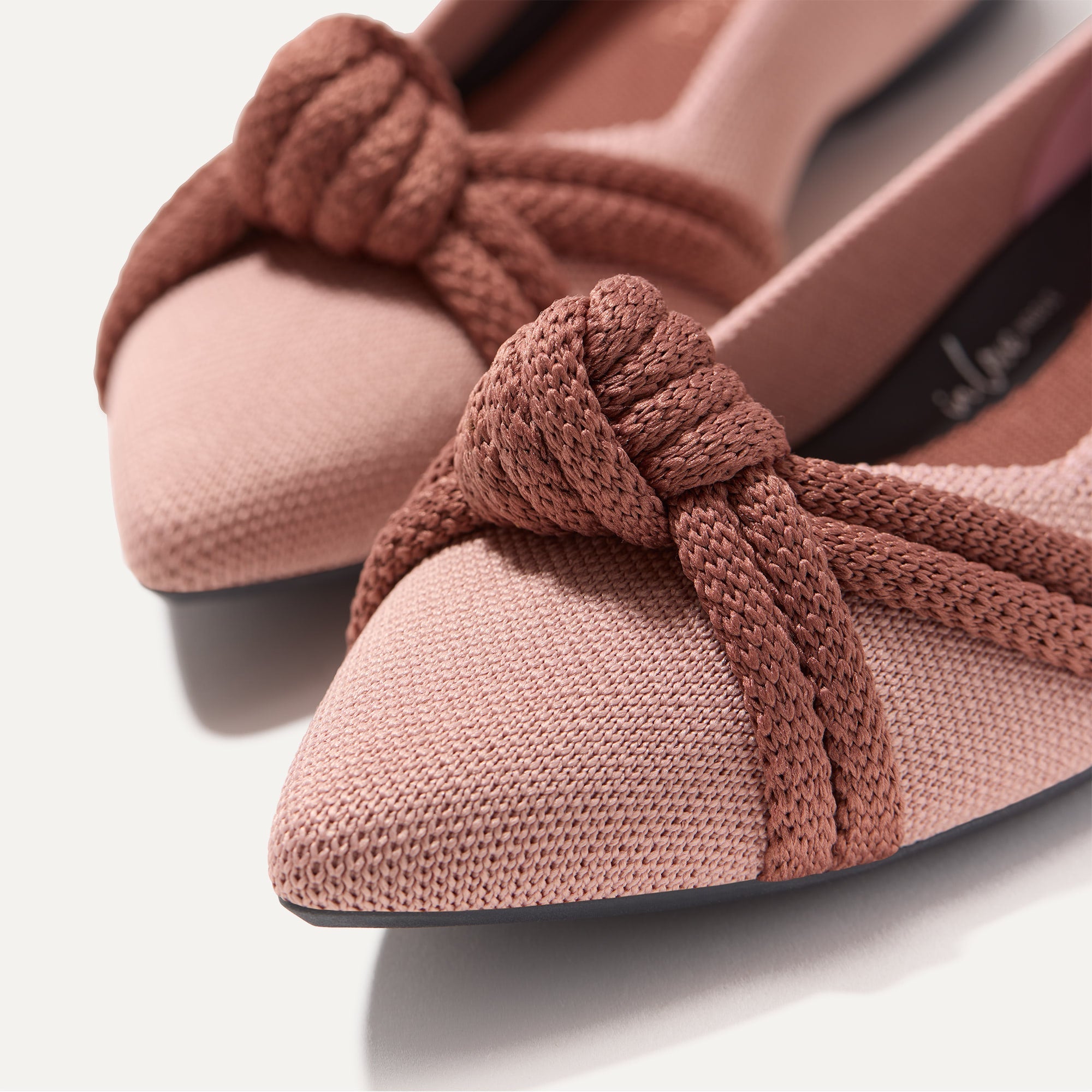 Rothy's The Knot Point II ballerine Maple Pink