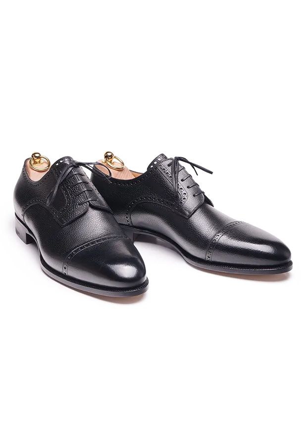 Stefano Bemer Derbies Scarpe Derby Nere C5400 Grained
