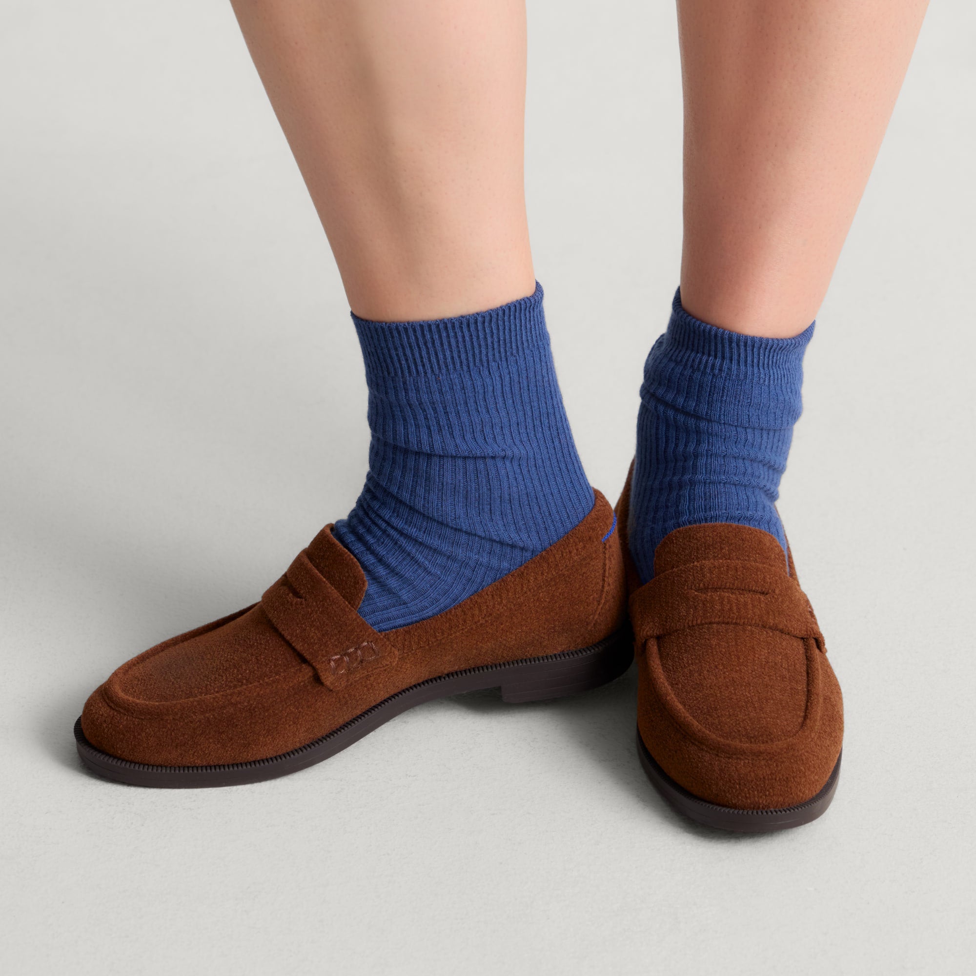 Rothy's The Penny Loafer mocassini donna Russet ReVelvet marrone