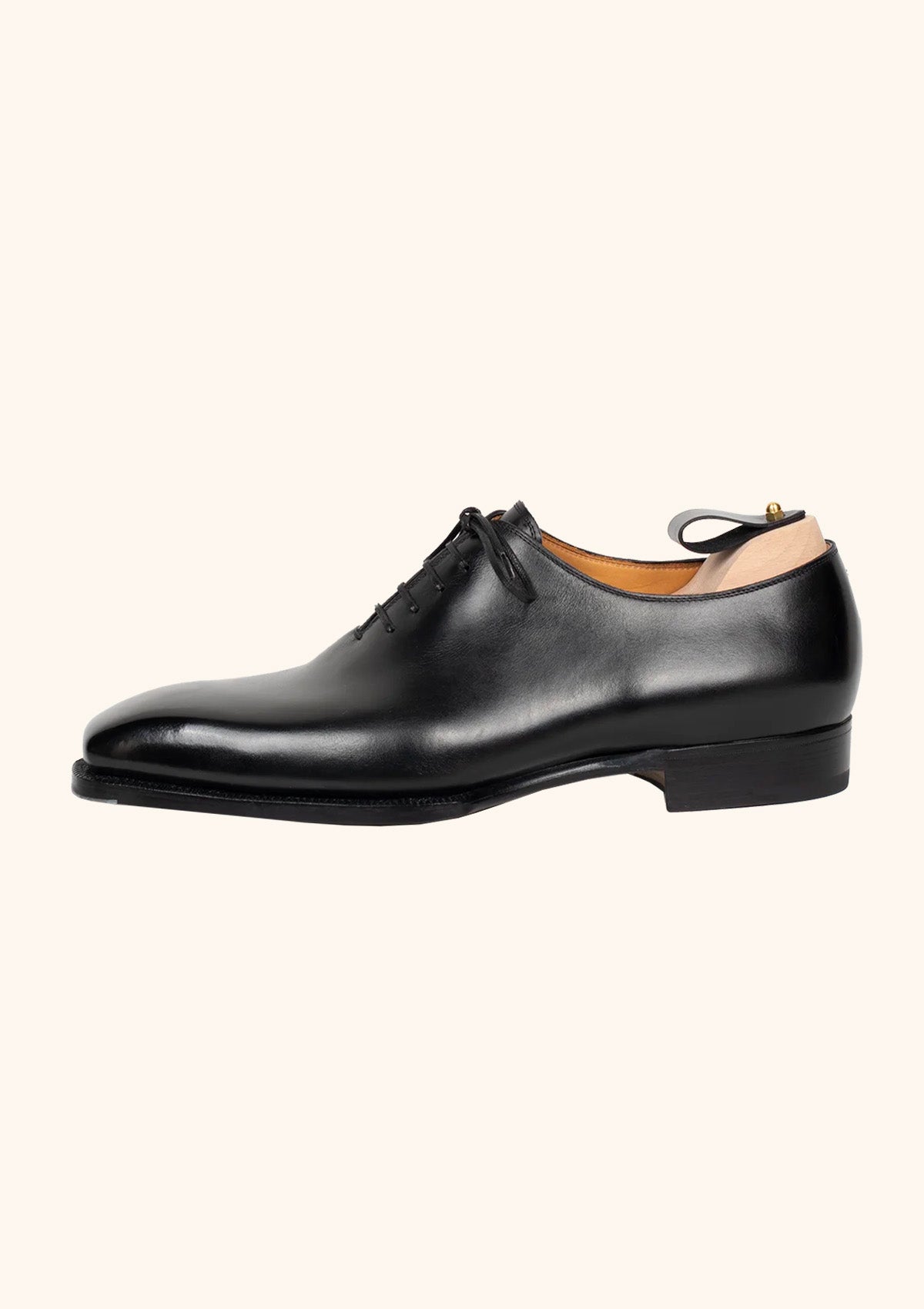 Stefano Bemer Oxfords T6303 scarpe wholecut pelle nera 42