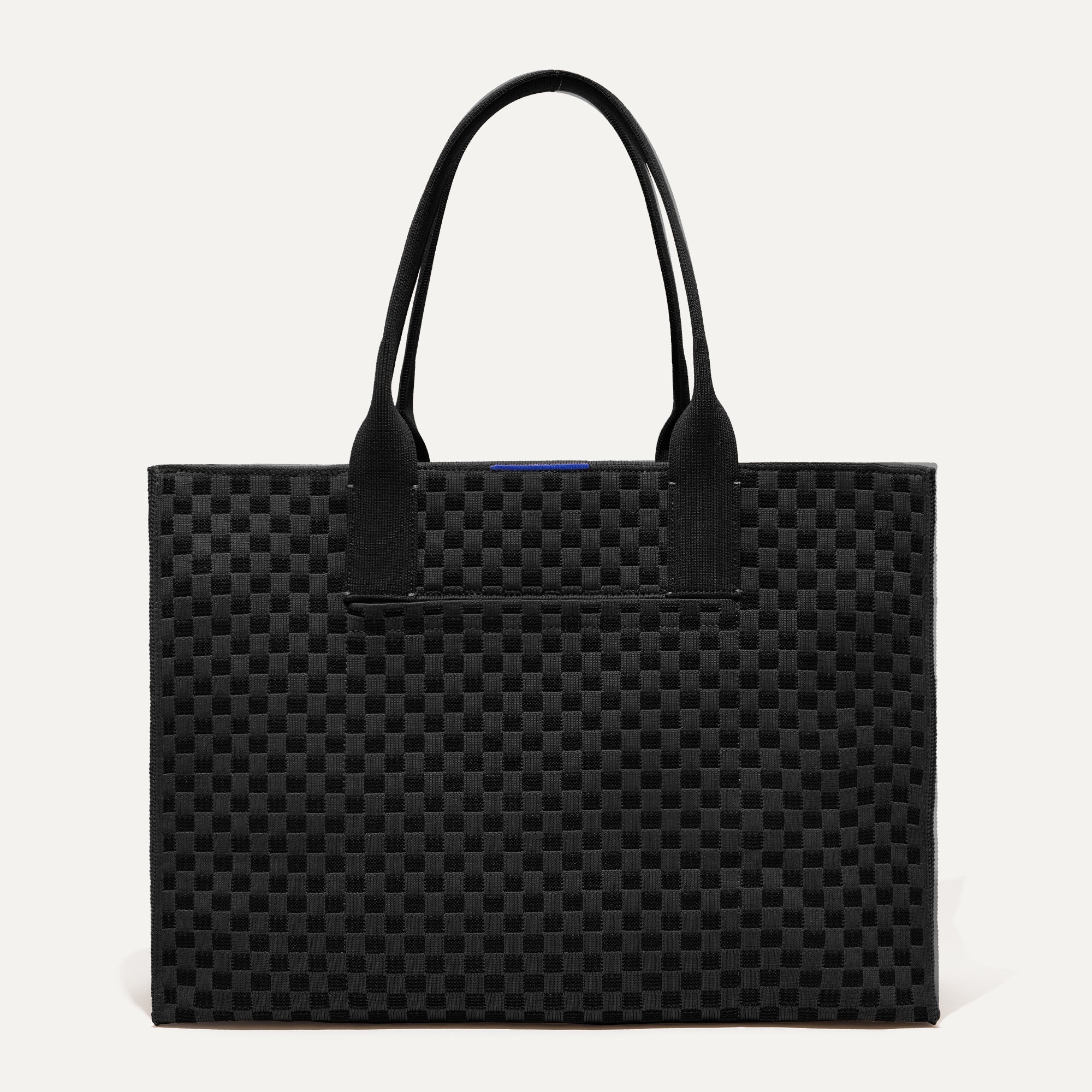 Rothy's The Classic Tote borsa tote Black Sand con zip