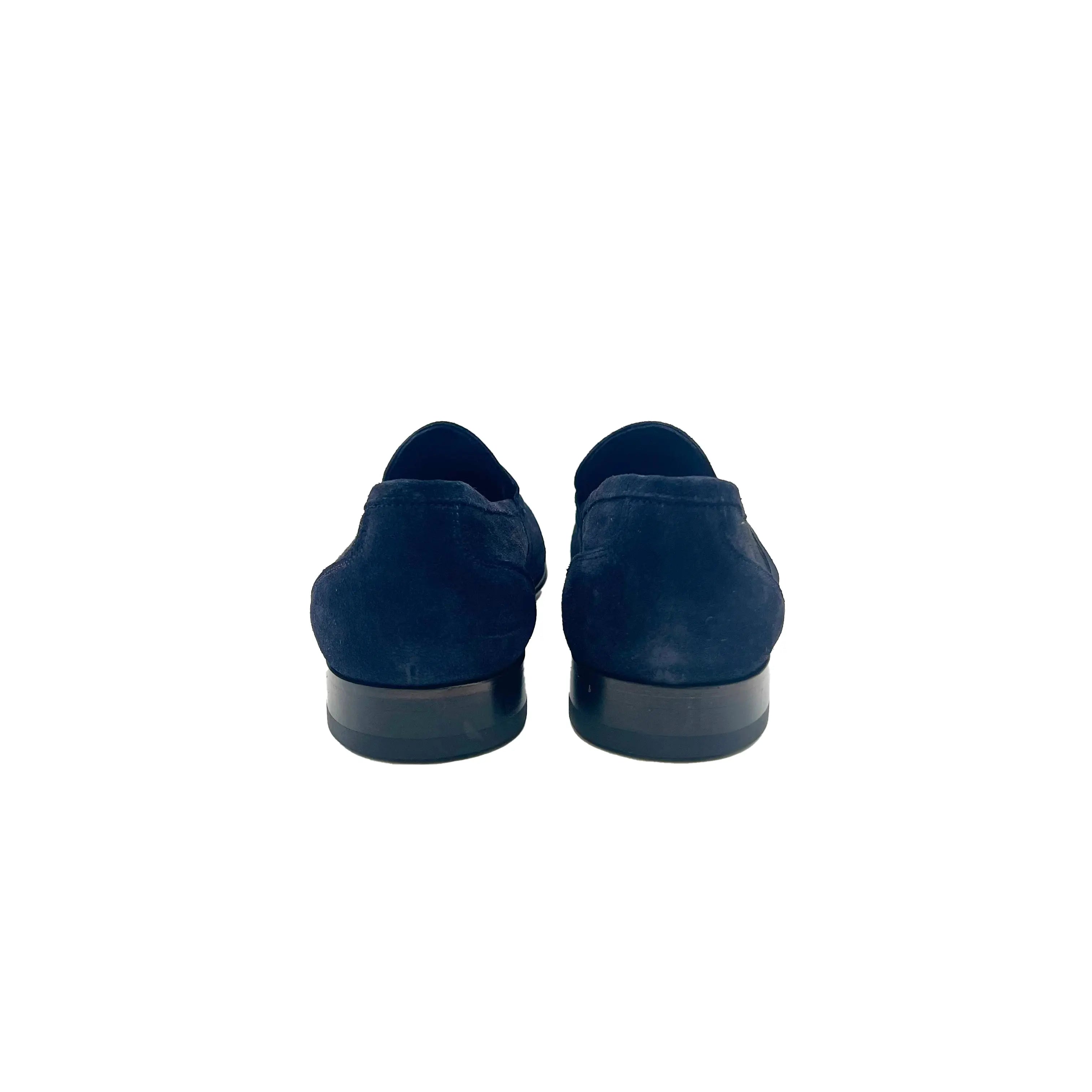 Sandro Barbera 2828 mocassino donna suede navy