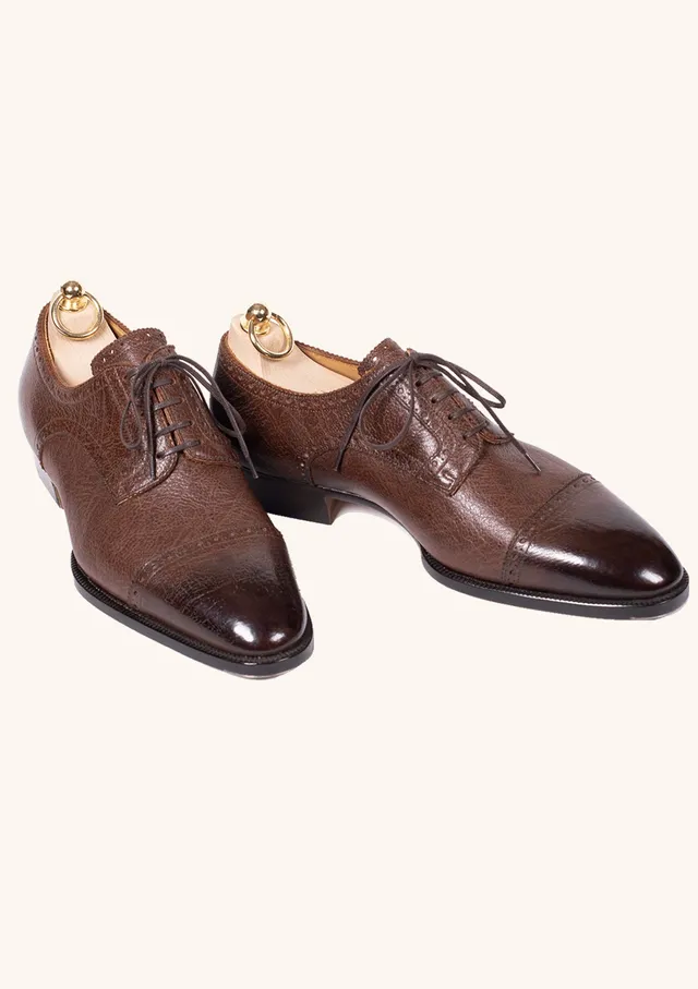 Stefano Bemer Derbies T5450 scarpe kudu marrone 40.5