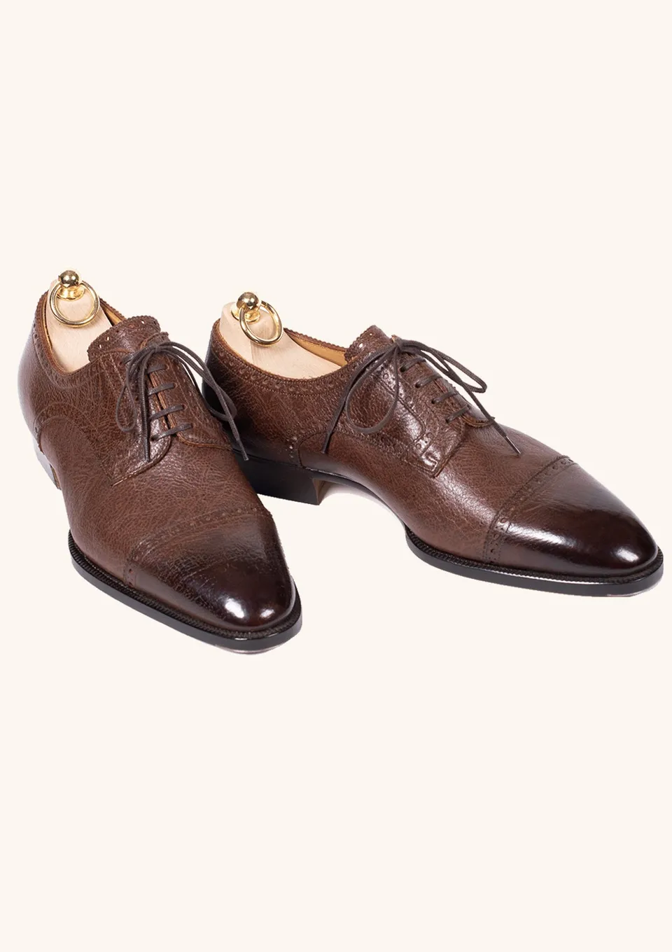 Stefano Bemer Derbies T5450 scarpe kudu marrone 40.5