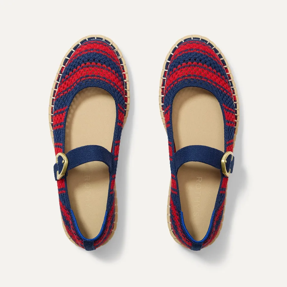 Rothy's The Espadrille Mary Jane ballerine nero