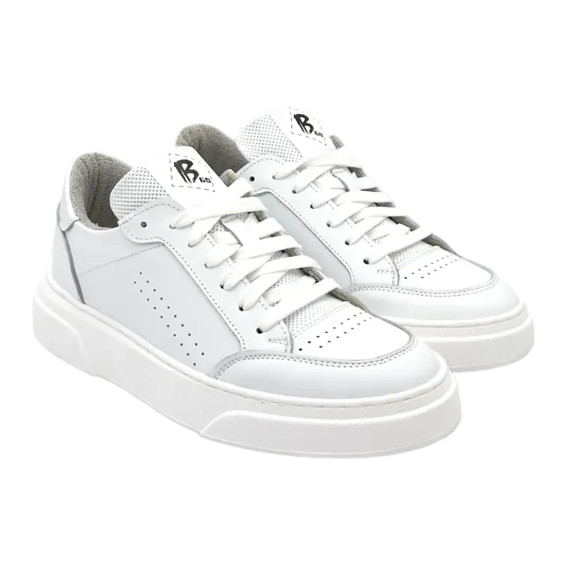 B68 Dope sneaker uomo pelle bianca EU 45