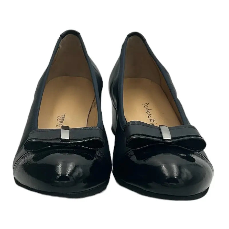 Sandro Barbera 481 décolleté camoscio blu tacco 3cm