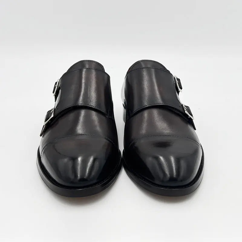 Sandro Barbera 43206 double monk uomo moro tinti a mano