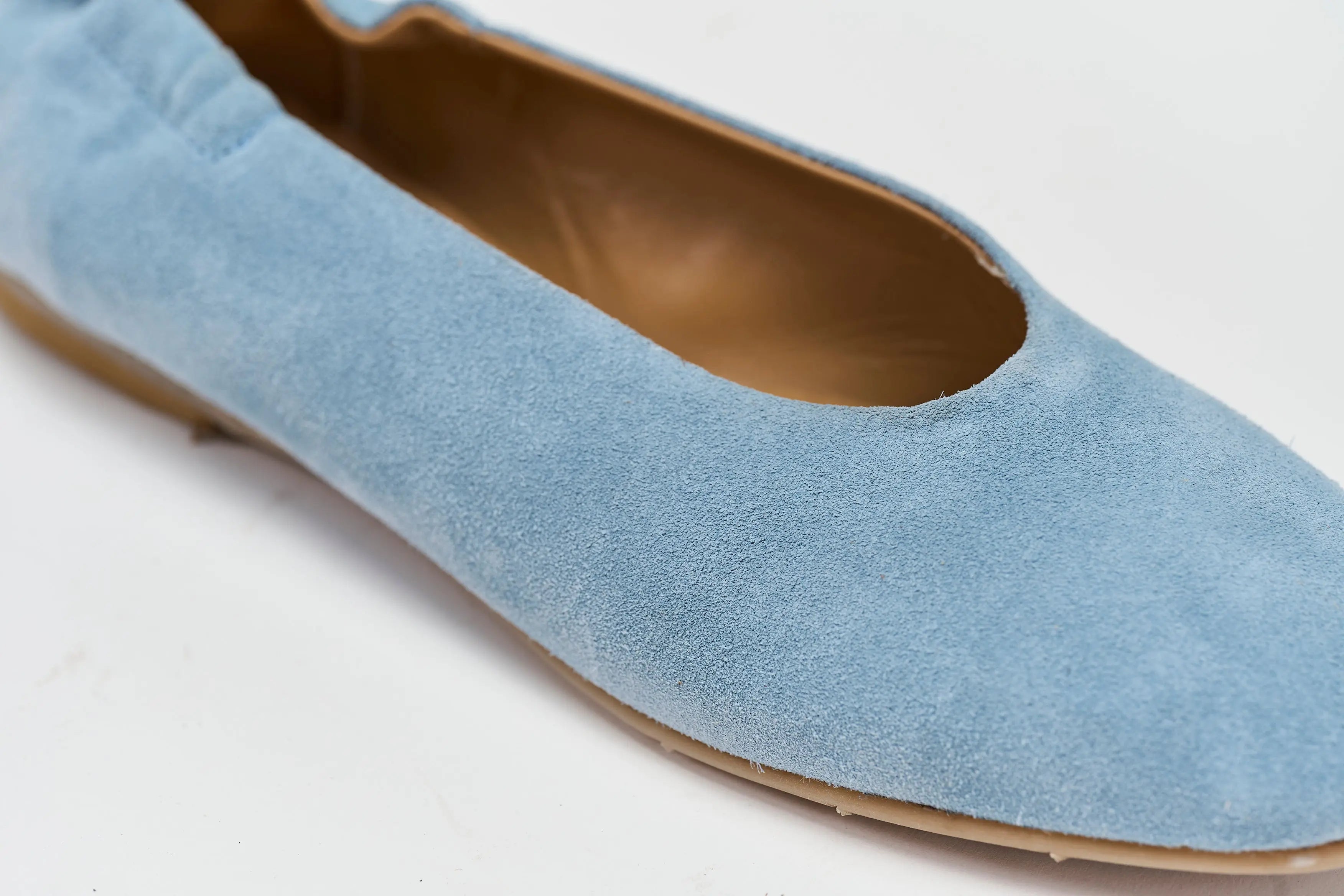 Sandro Barbera Brunella ballerina donna scamosciato jeans