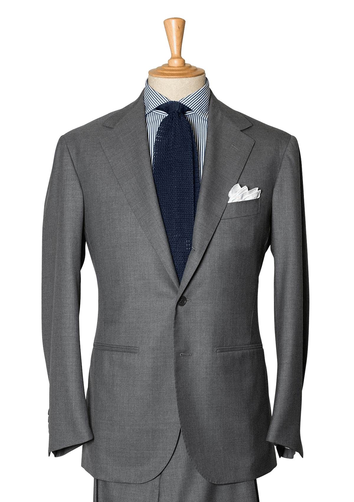 Stefano Bemer Suits SV1005 Abito Lana Grigio monopetto 44