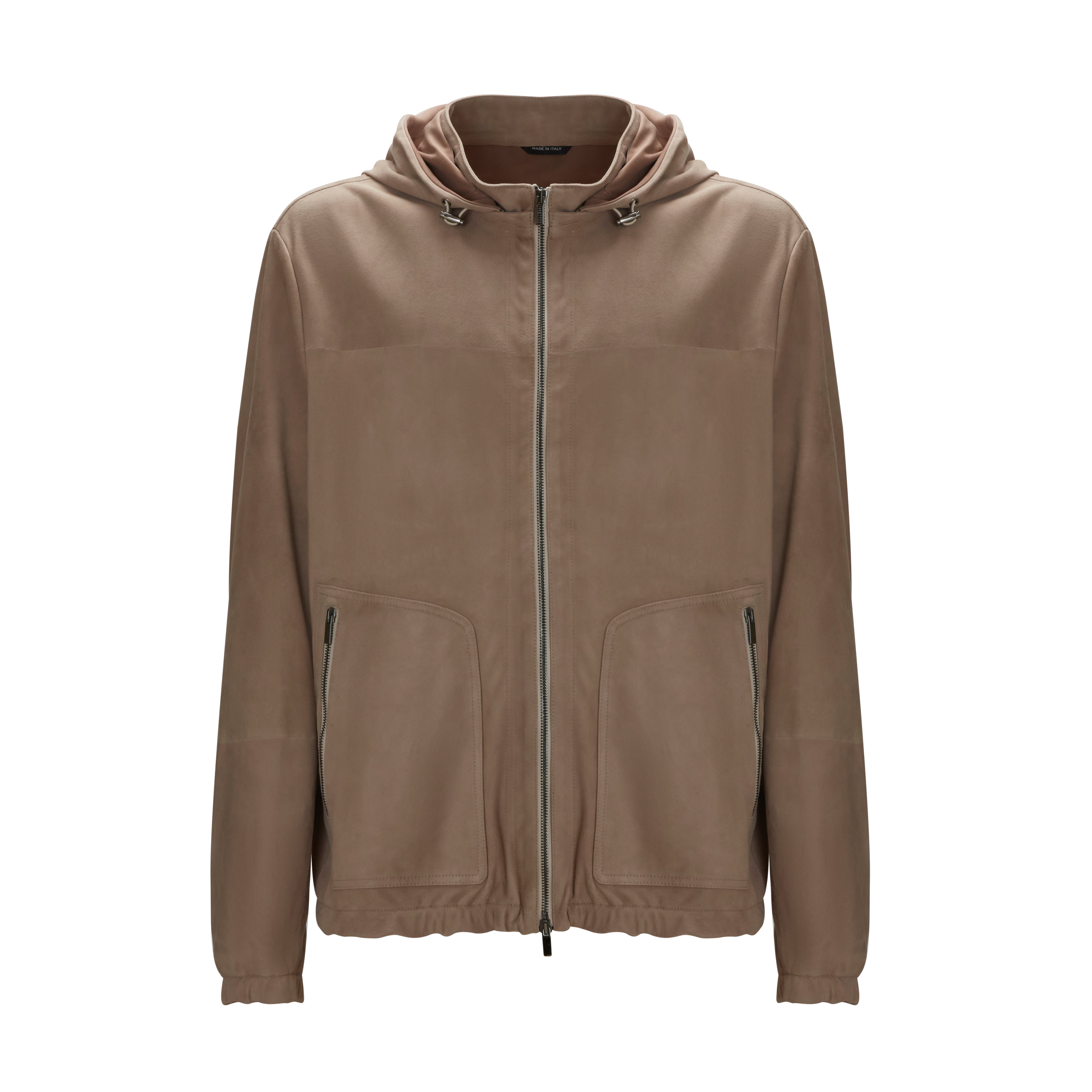 F.lli Rossetti Giubbino Suede Tortora da Uomo