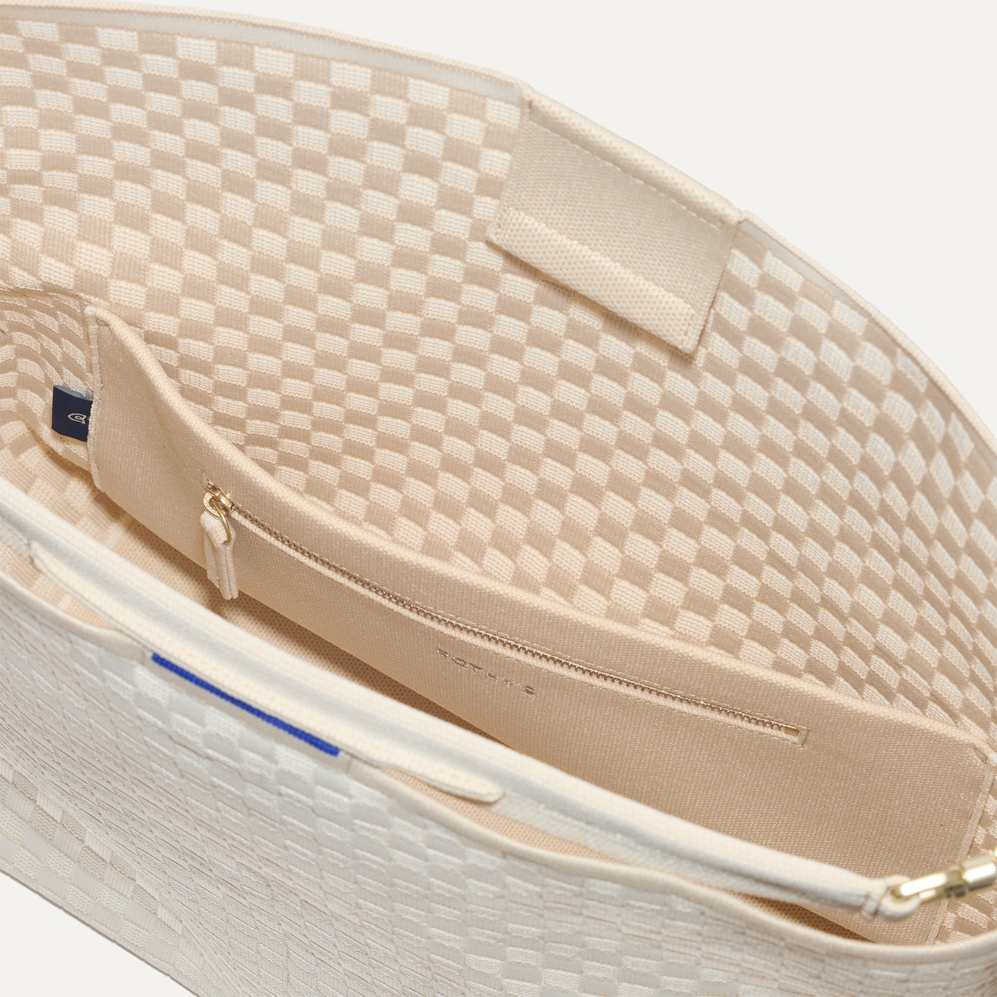 Rothy's The Bucket Bag borsa spalla White Sand capiente