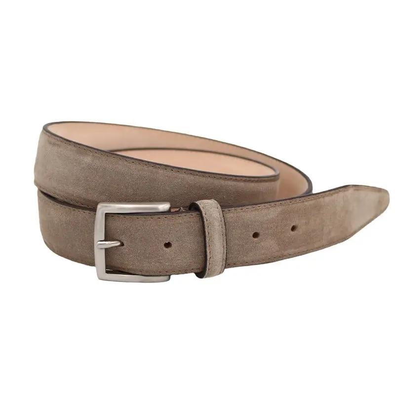 Sandro Barbera Cintura camoscio taupe 100 cm XS