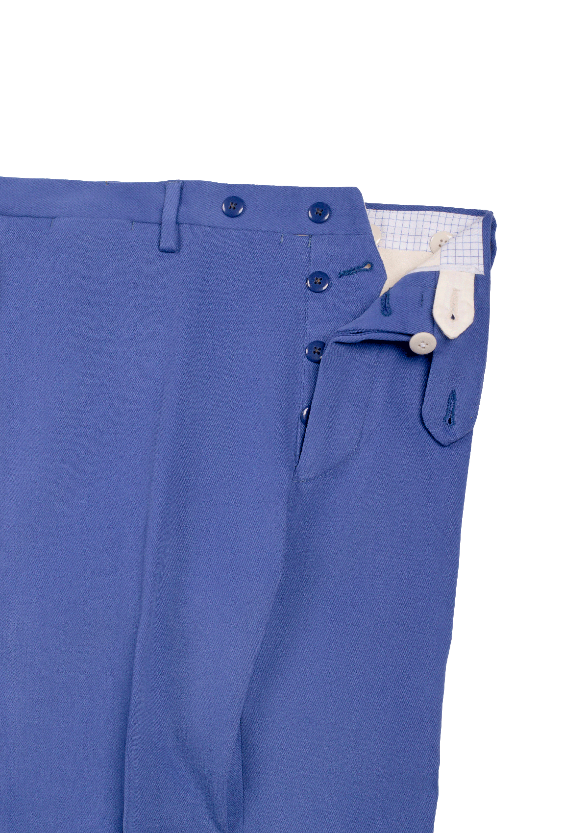 Stefano Bemer Trousers SV3062 pantaloni azzurri cotone