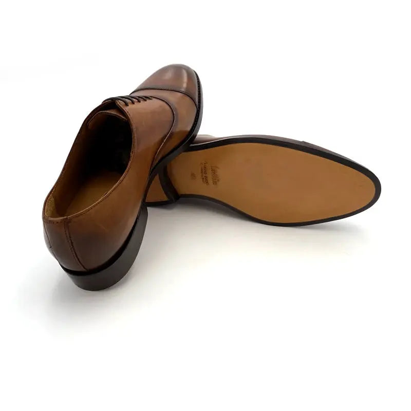 Sandro Barbera Tinte a Mano 42230 scarpe oxford marrone pelle