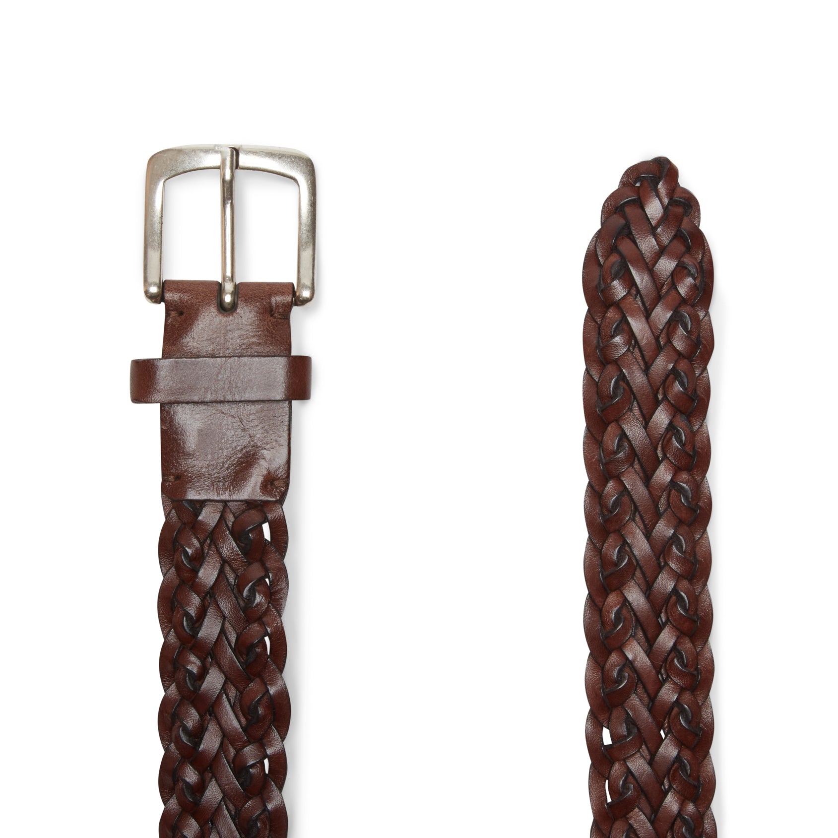 F.lli Rossetti 97451 cintura uomo mogano intrecciata