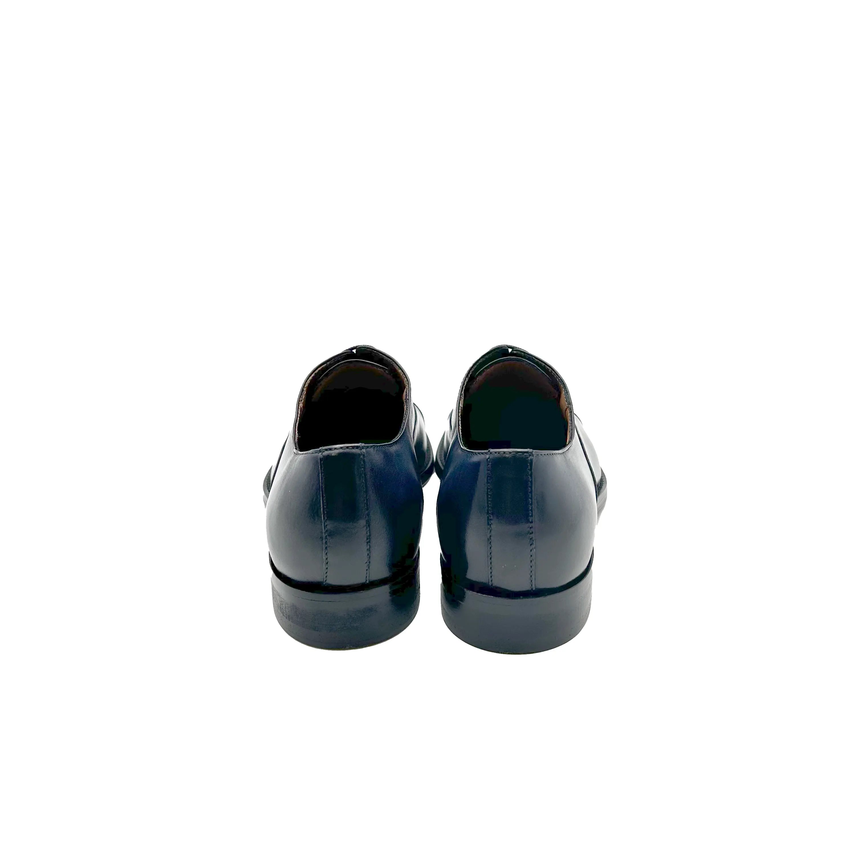 Sandro Barbera 42230 oxford uomo blu tinto a mano