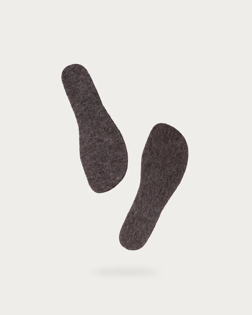 Wildling Shoes Wooly solette in lana loden calde 1 paio