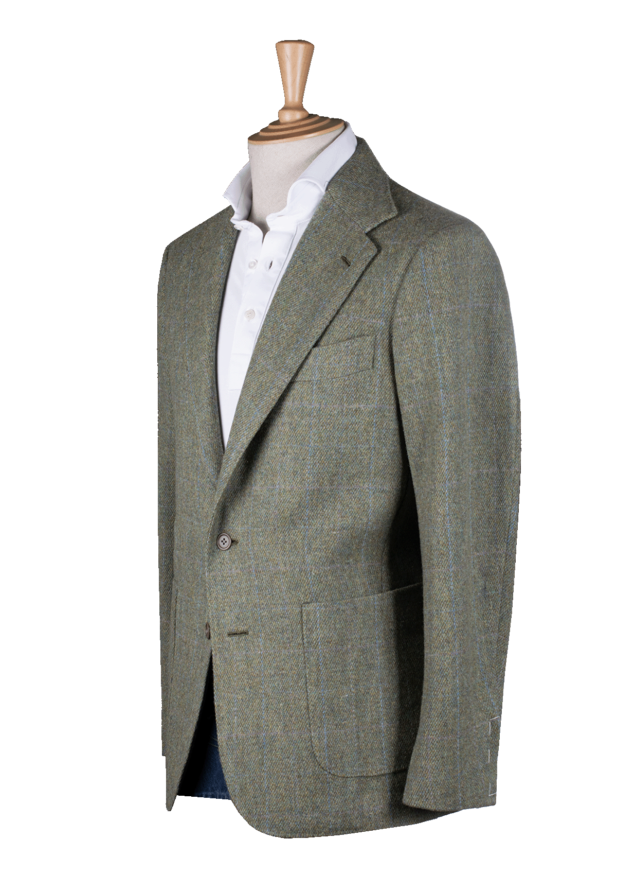 Stefano Bemer Blazers SV2113 giacca verde lana Shetland