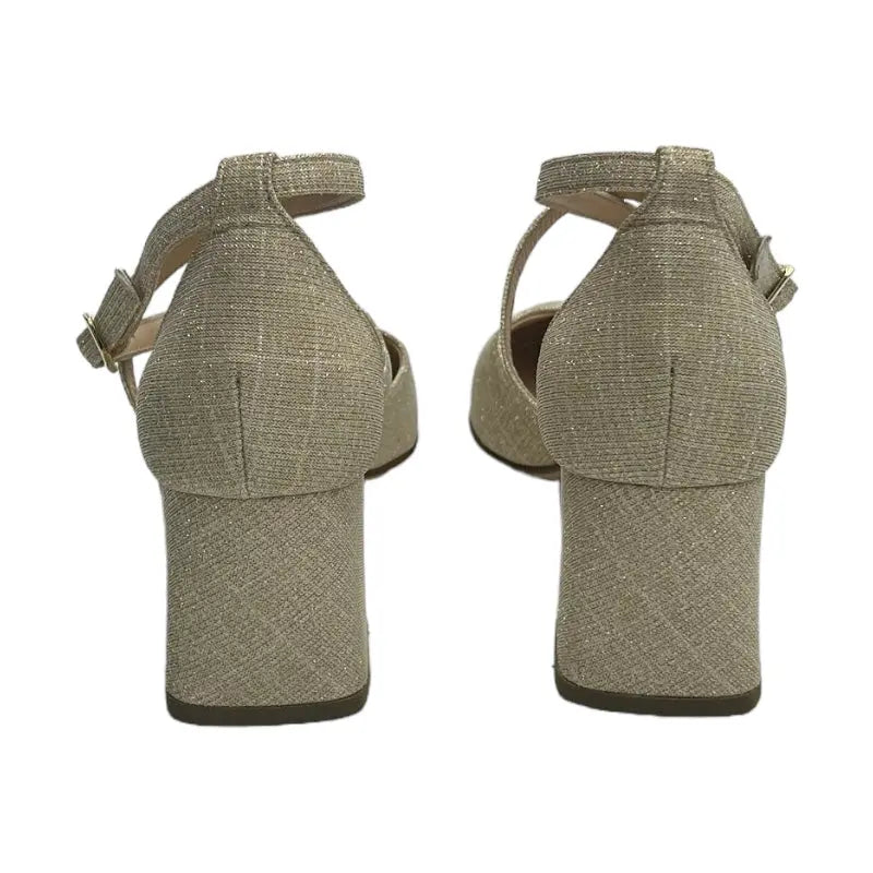 Sandro Barbera Sandali 603 Galassia Gold Sandalo Oro Tacco 6 cm