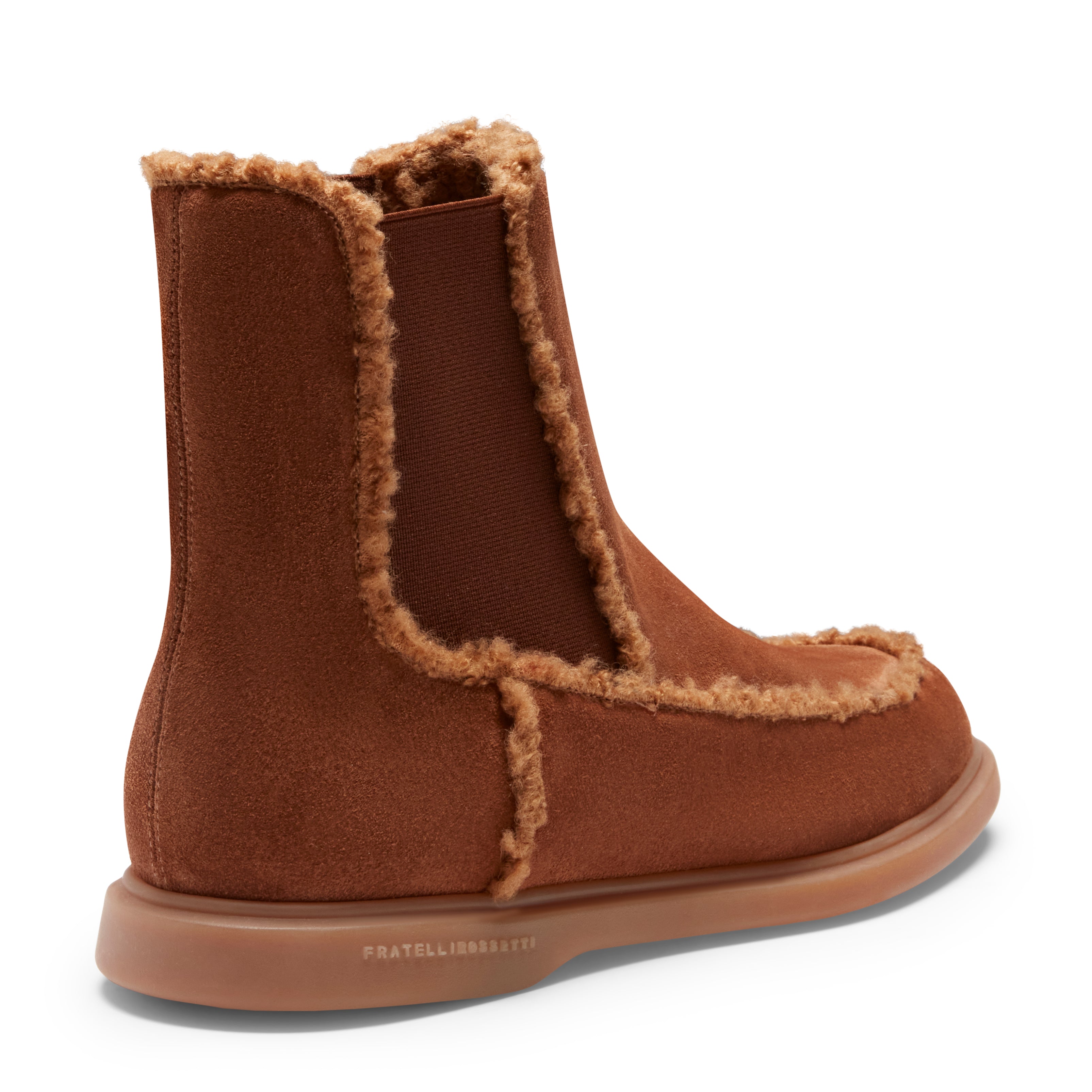 F.lli Rossetti Chelsea Boot Donna Suede Bruciato 67939